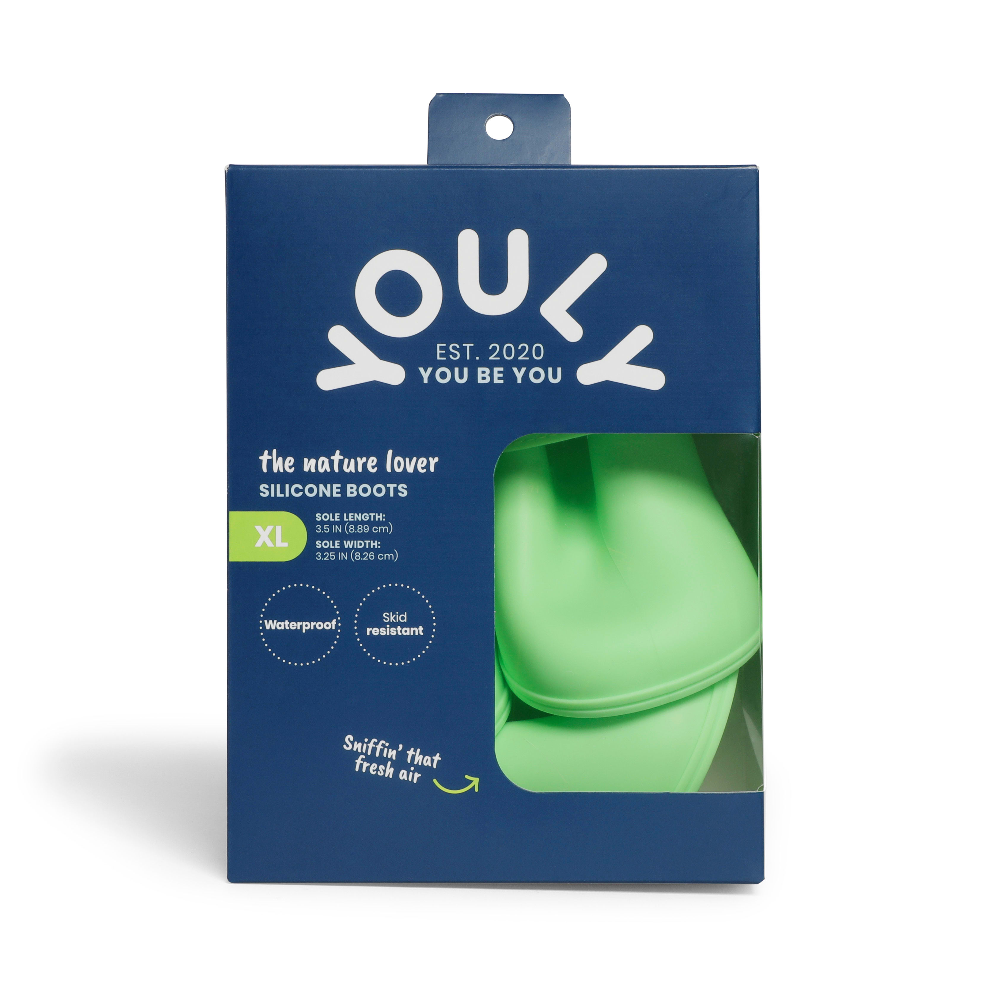 YOULY XL Teal Waterproof & SlipResistant Dog Boots