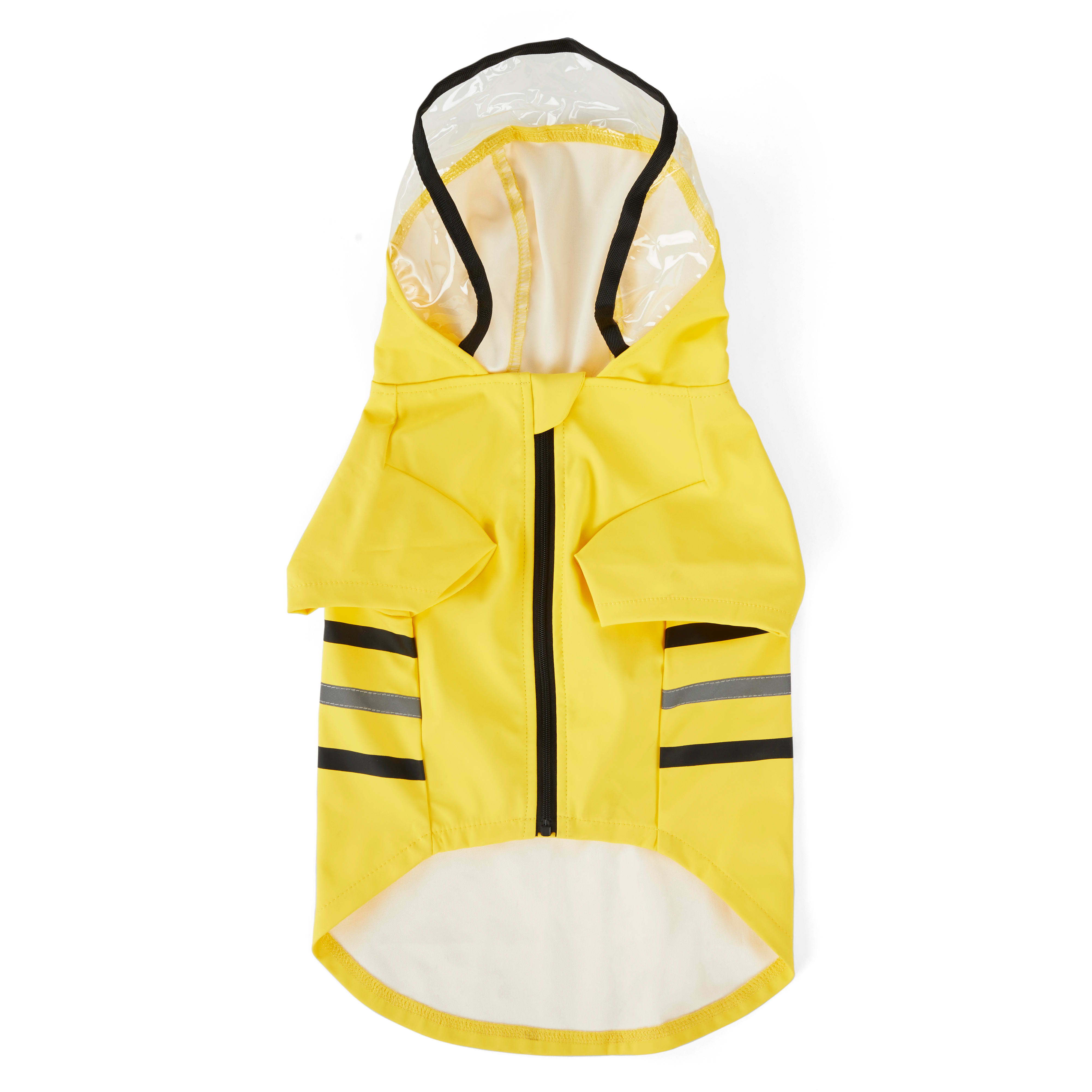 Dog yellow hot sale rain jacket