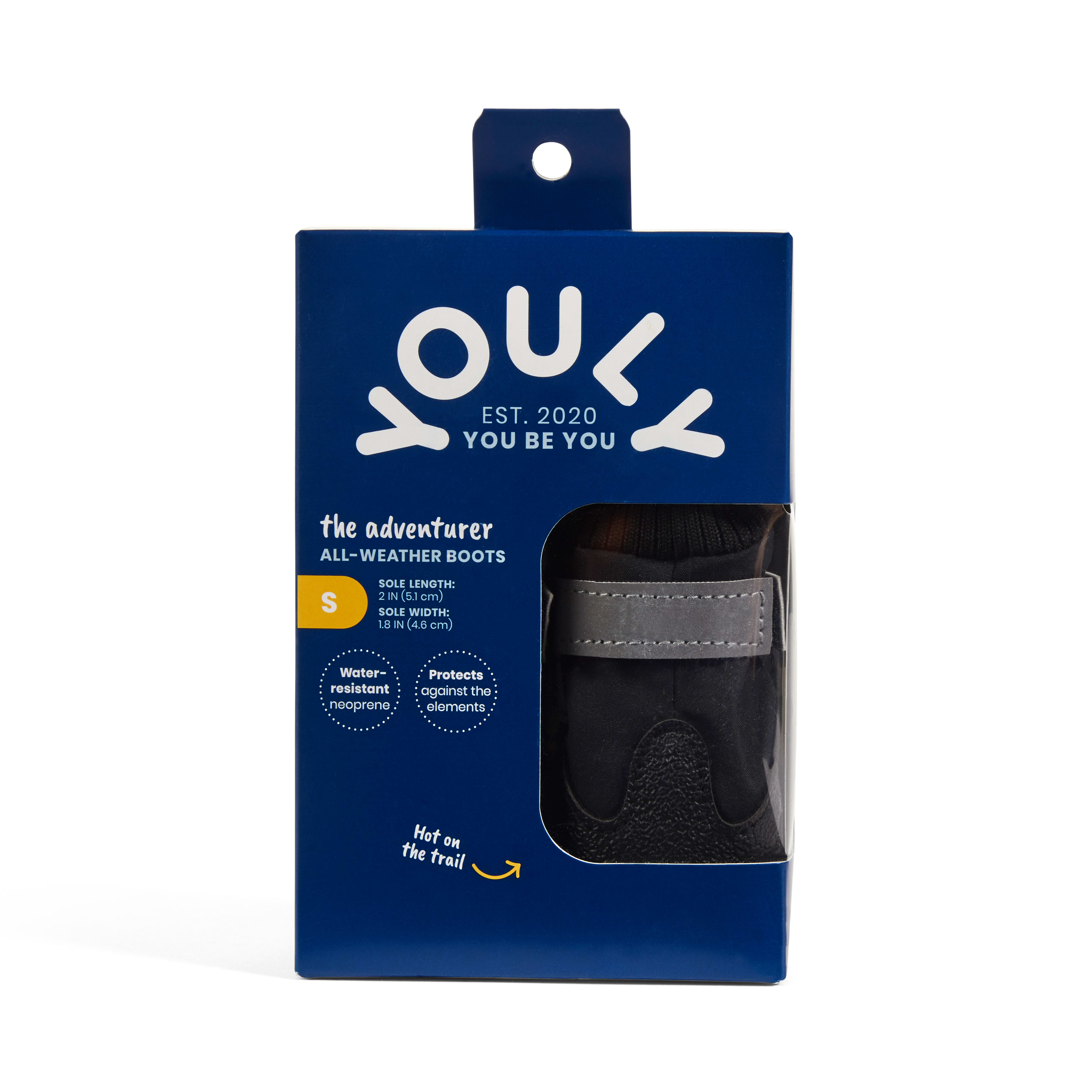 YOULY The Adventurer WaterResistant AllWeather Dog Boots, Small Petco