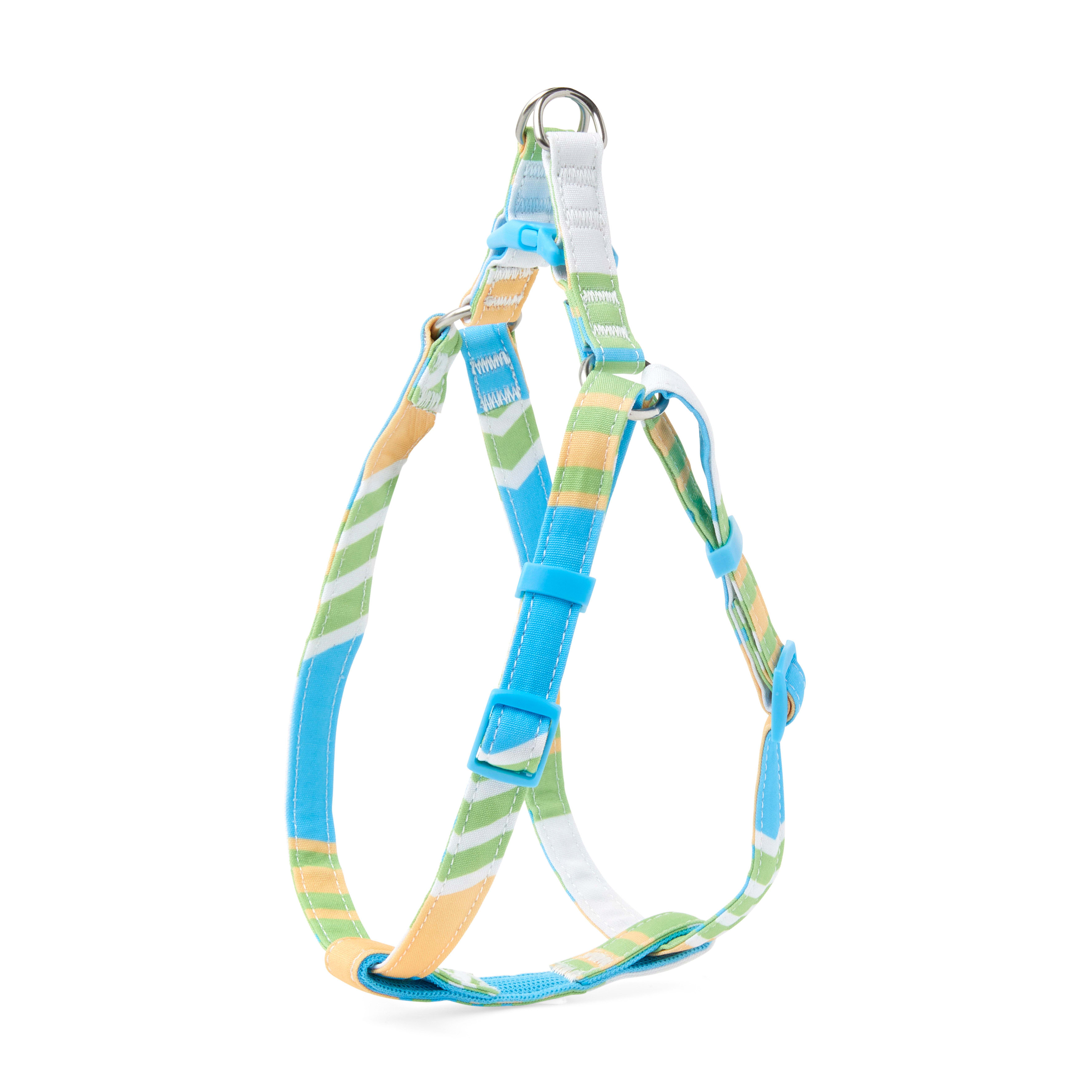 Mod festspil bur YOULY The Champion Multicolor Striped Dog Harness, Small | Petco