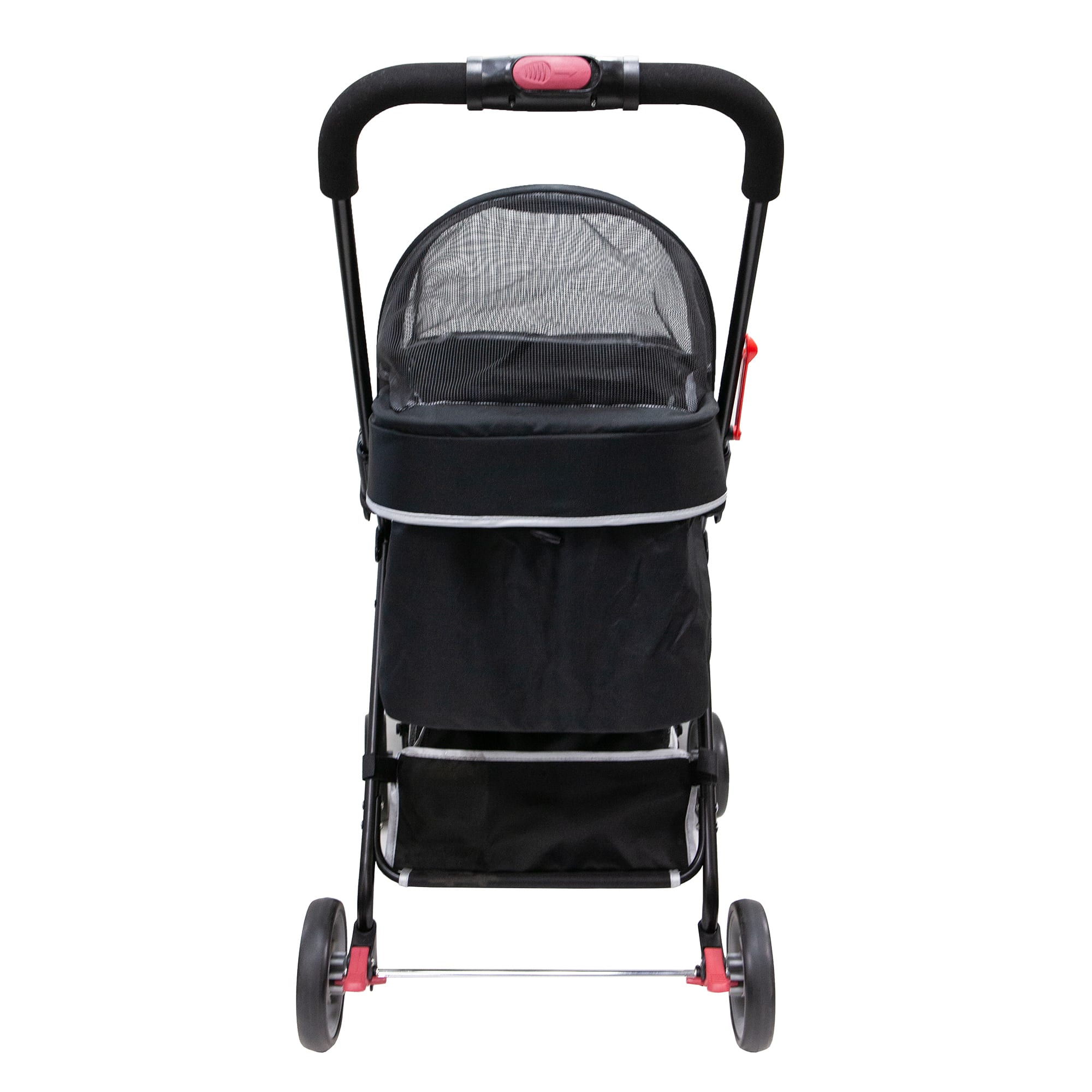 Black pet outlet stroller