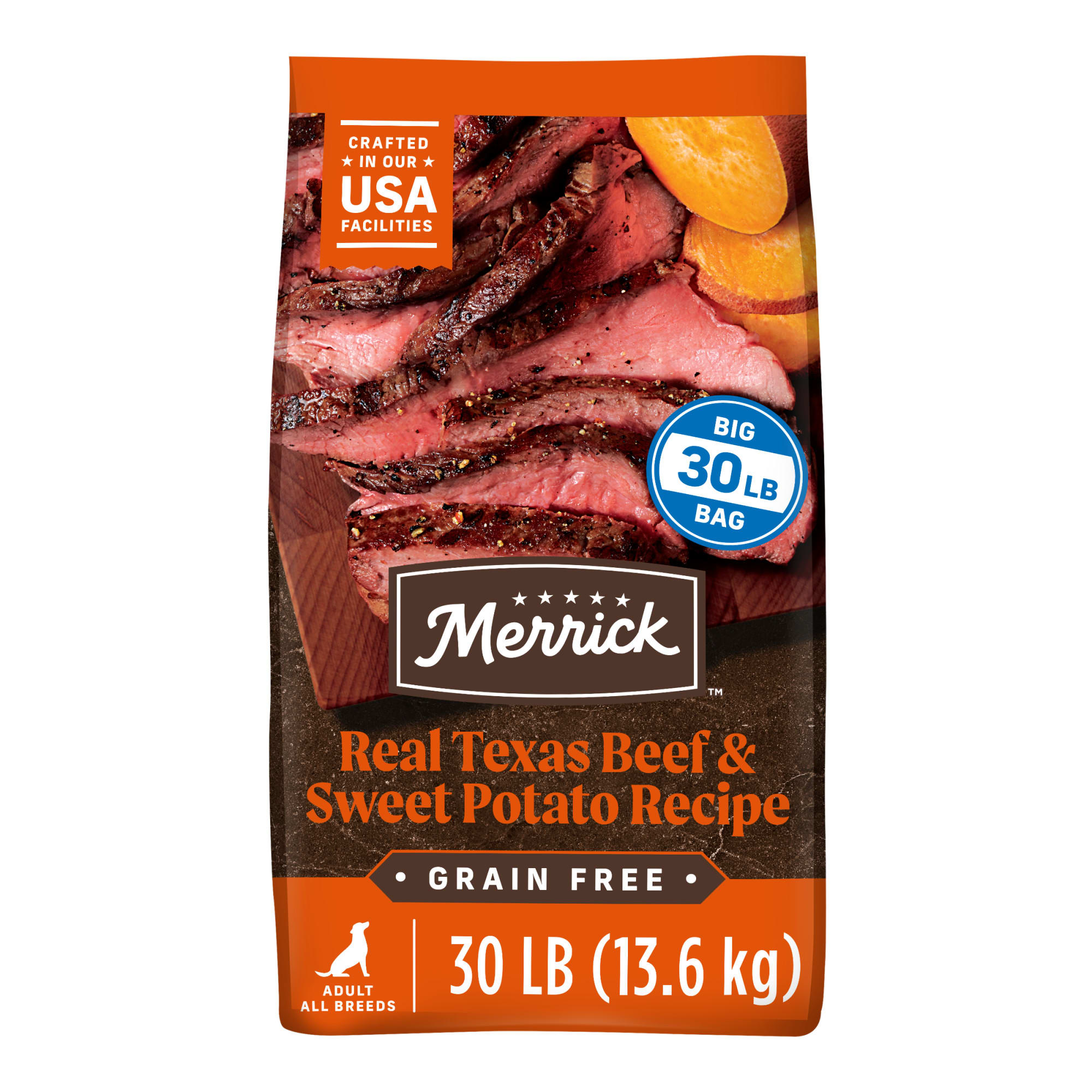 Merrick grain free real chicken 2025 sweet potato dry dog food