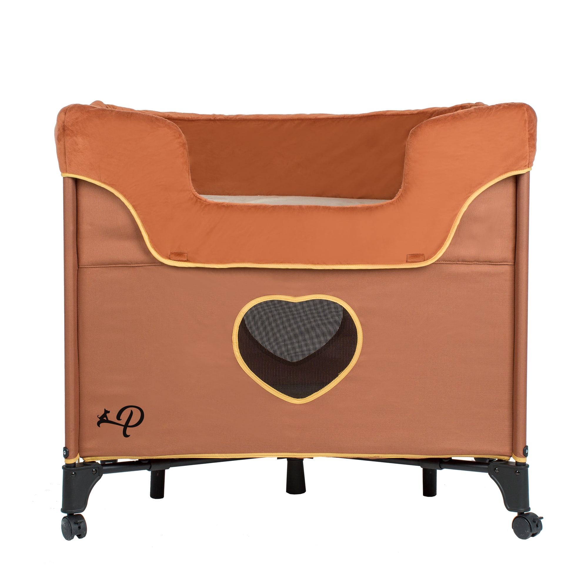 Petique Bedside Lounge Pet Bed, 33.5" L X 22.5" W, Lion