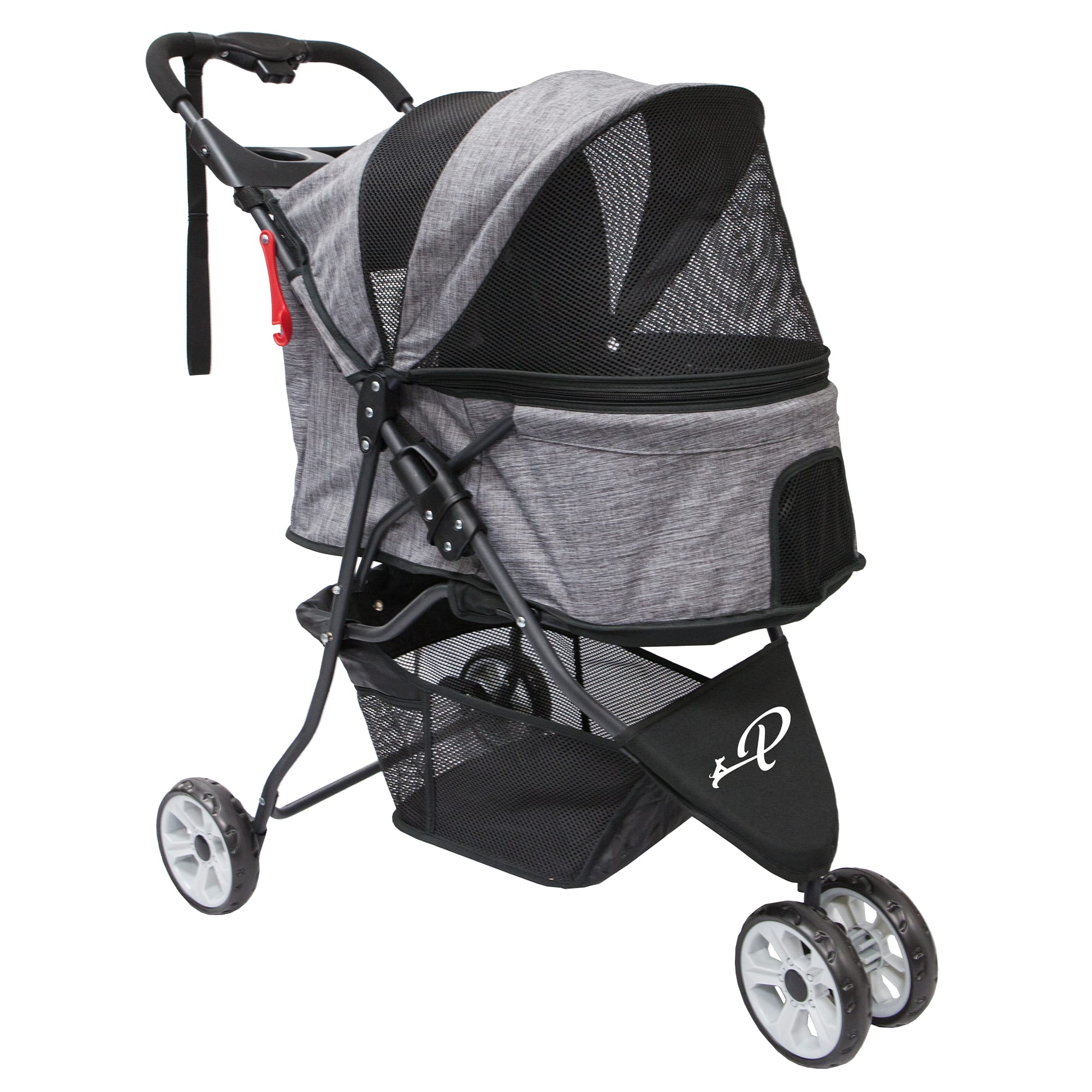 Harryspet] Pet cart Cushion Liner, Plié - Ash Grey (Pet stroller