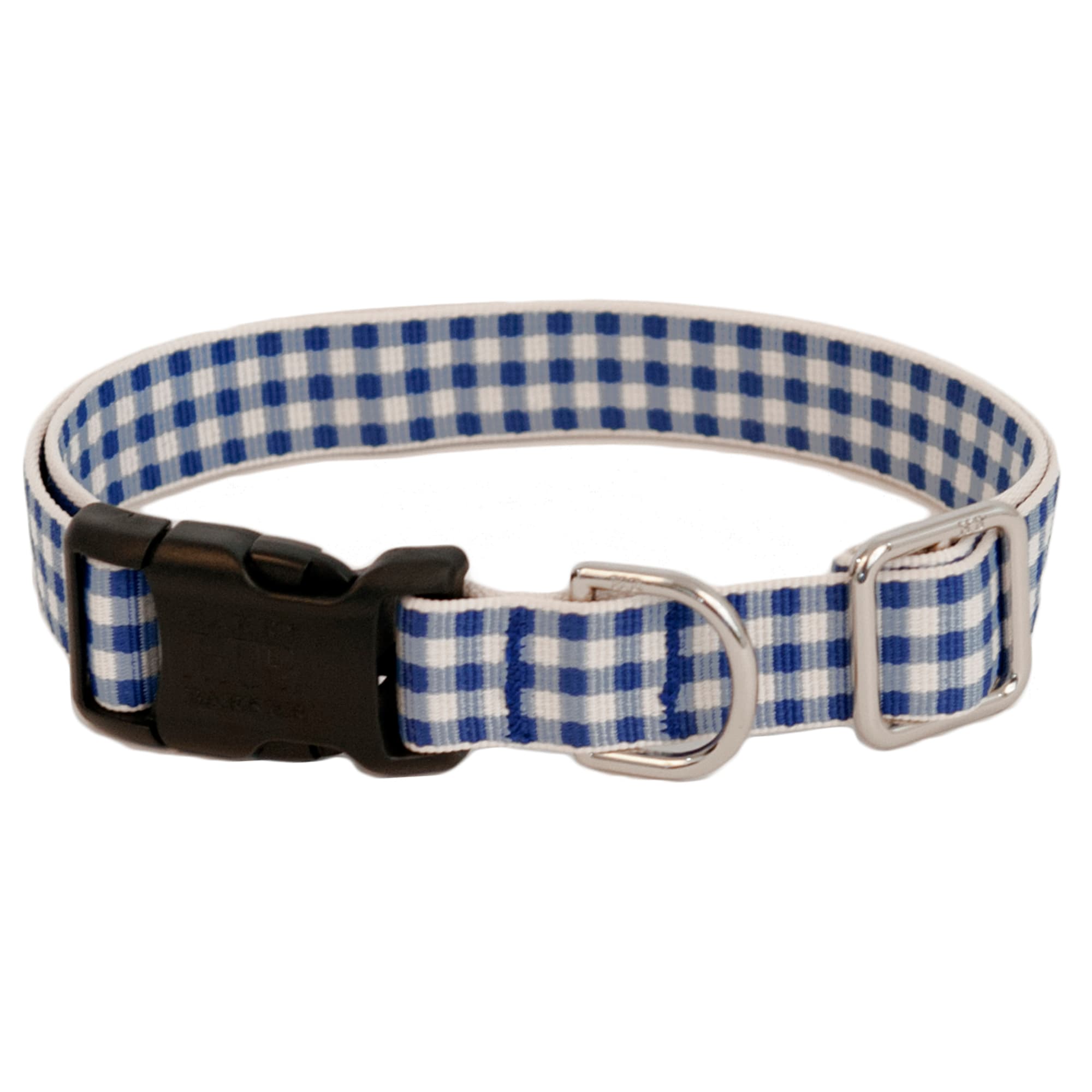 Harry Barker Dog Collar Blue Gingham Small Petco