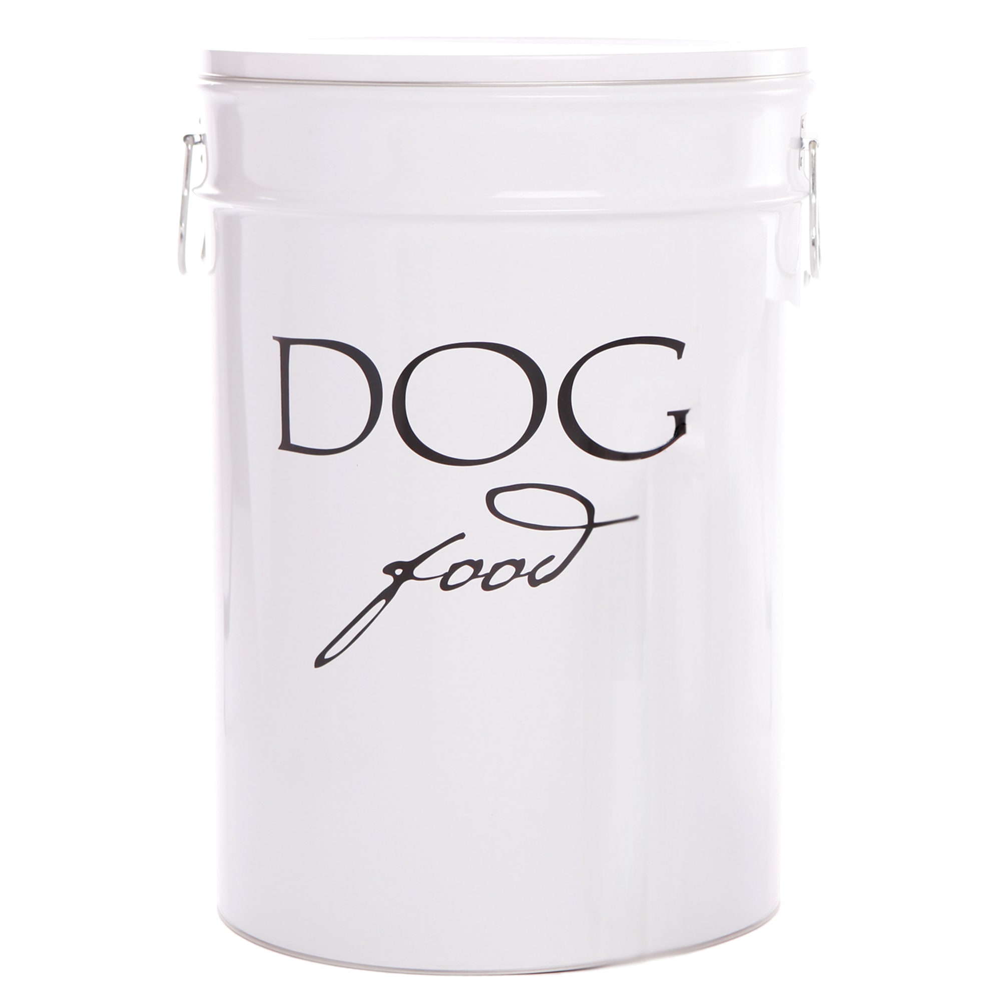 Harry Barker White Classic Food Storage Canister for Dogs, Large Petco