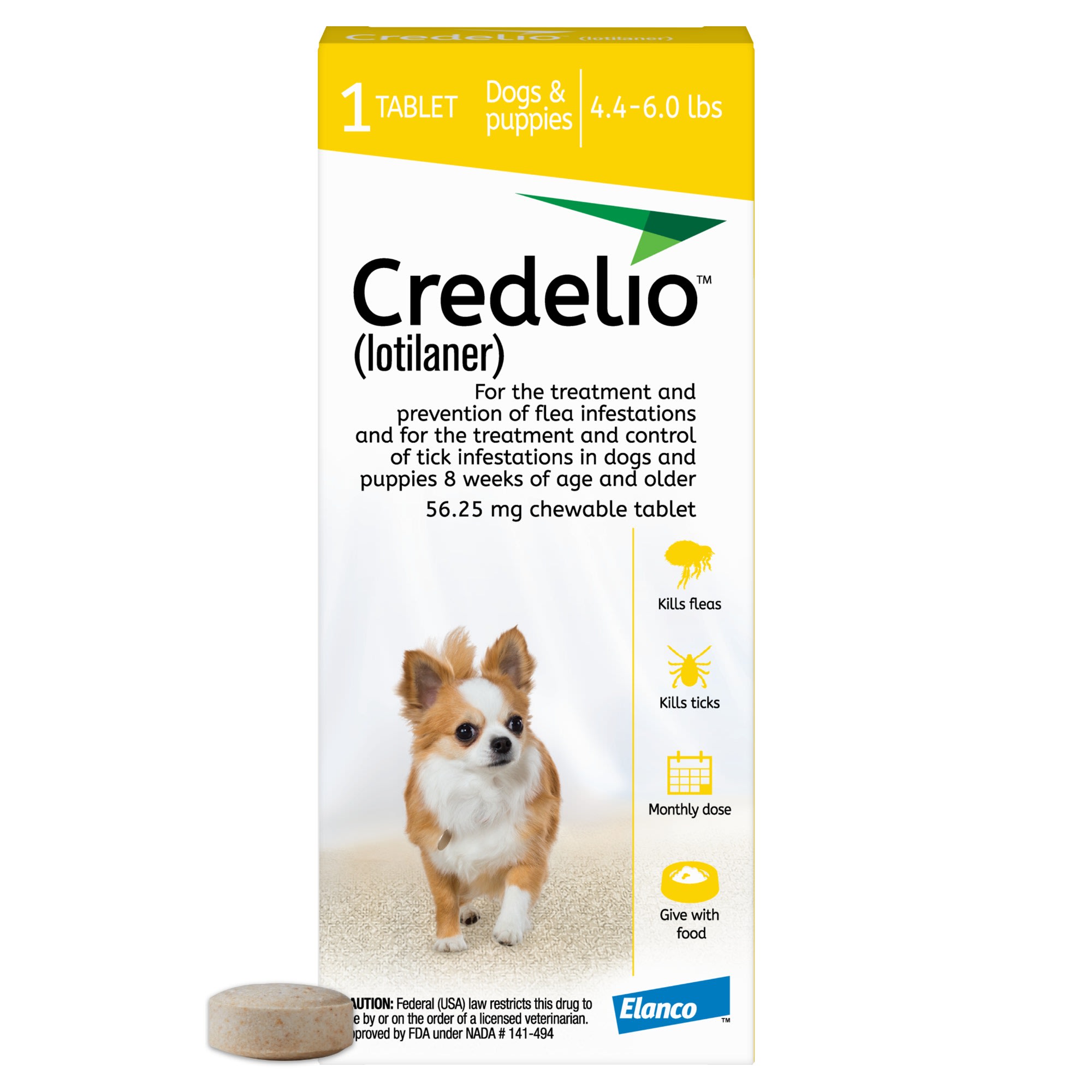 CREDELI TAB 450MG C/1COMP 11A22KG - Empire Pet