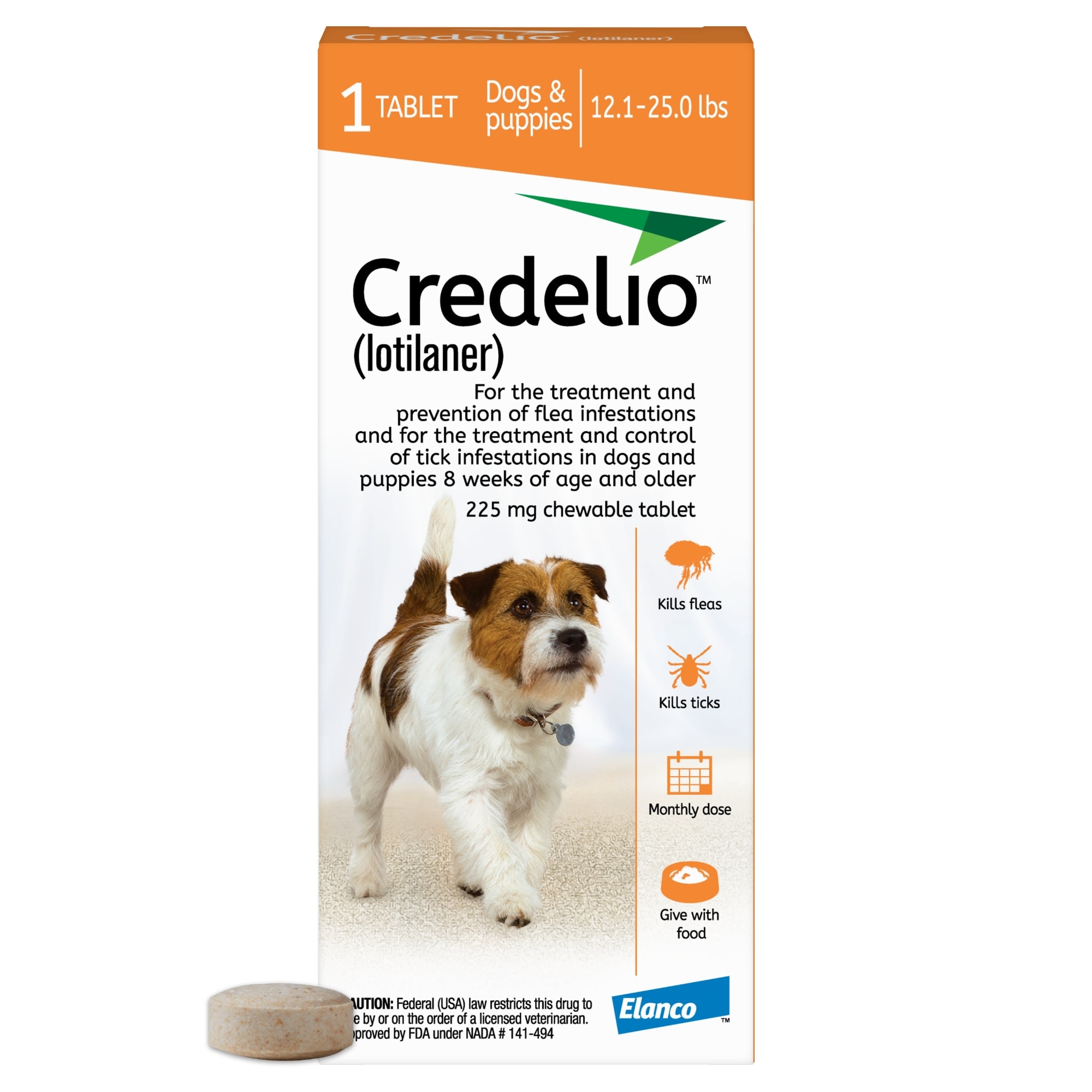 credelio for cats instructions