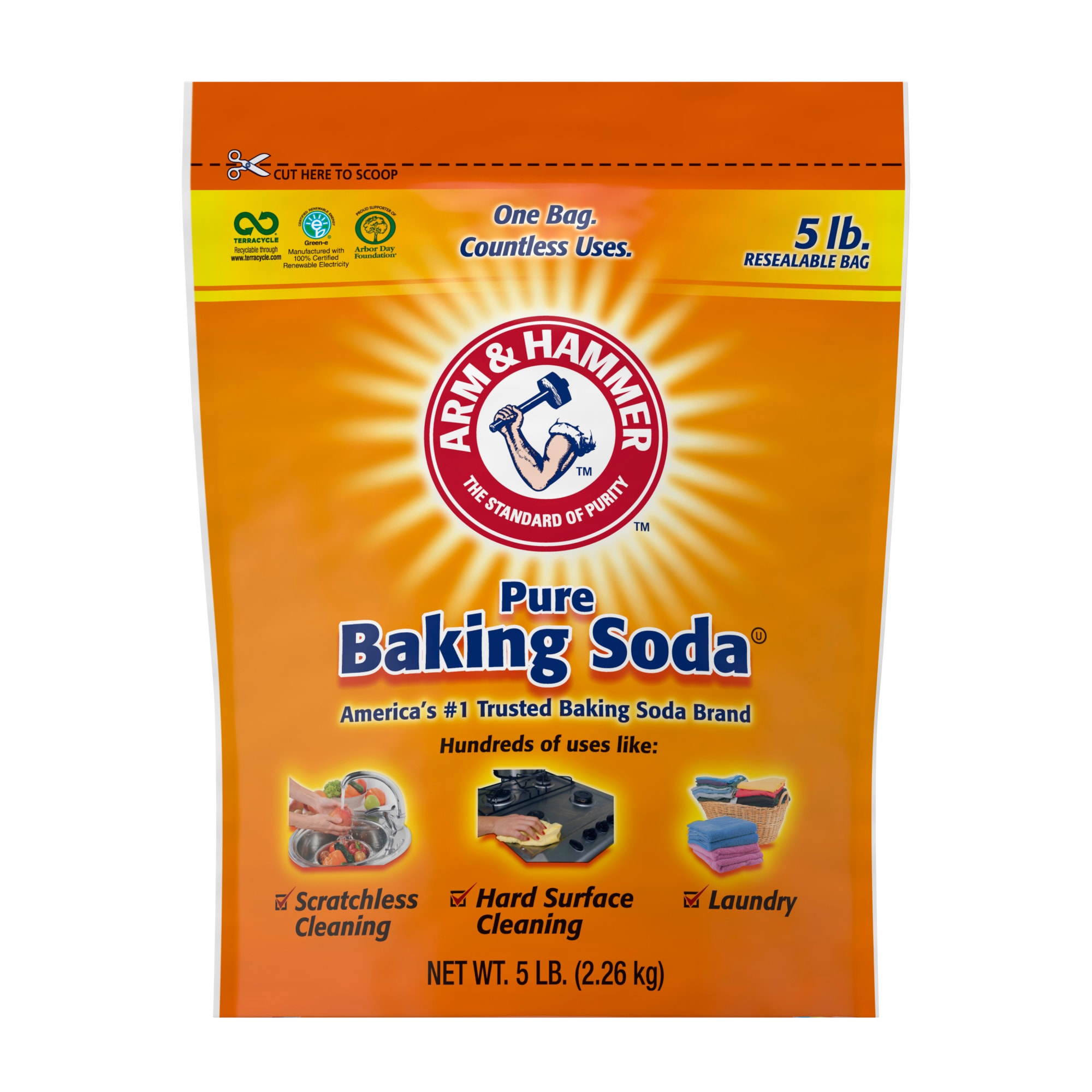 Arm & Hammer Pure Baking Soda for Pets, 5 lbs. Petco