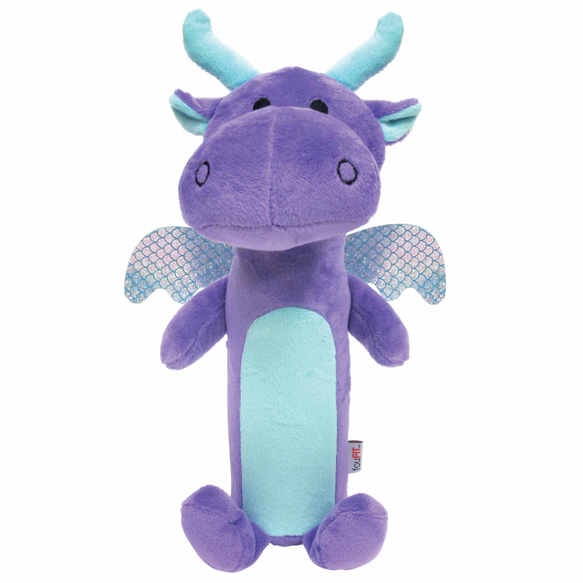 purple stuffed dragon