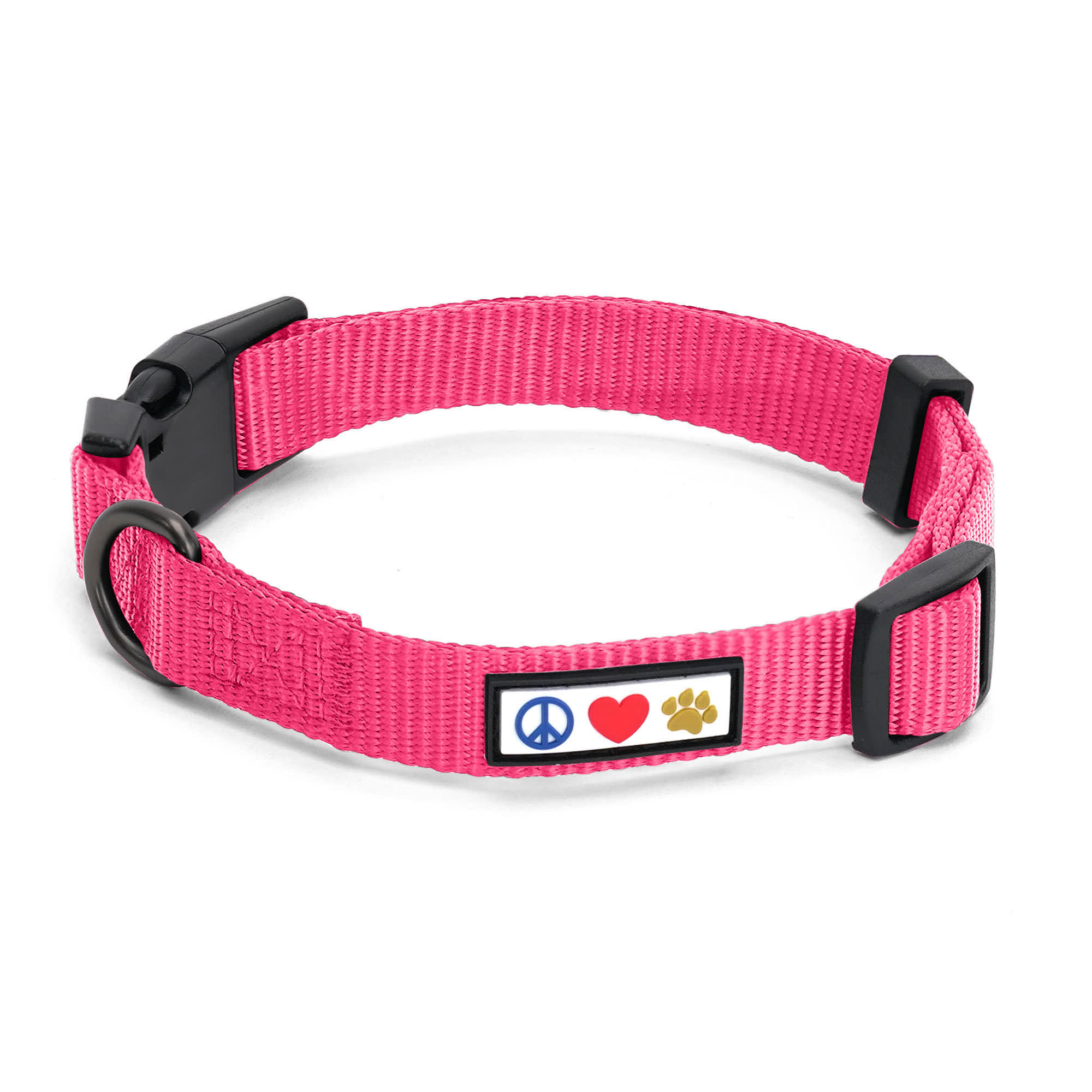 Pawtitas Solid Color Puppy or Dog Collar, Pink, Small Petco