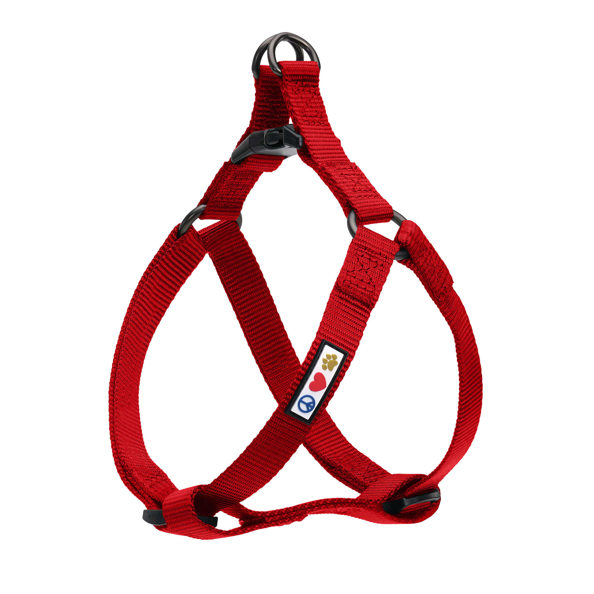 Pawtitas Solid Color Red Puppy or Dog Harness, X-Small | Petco