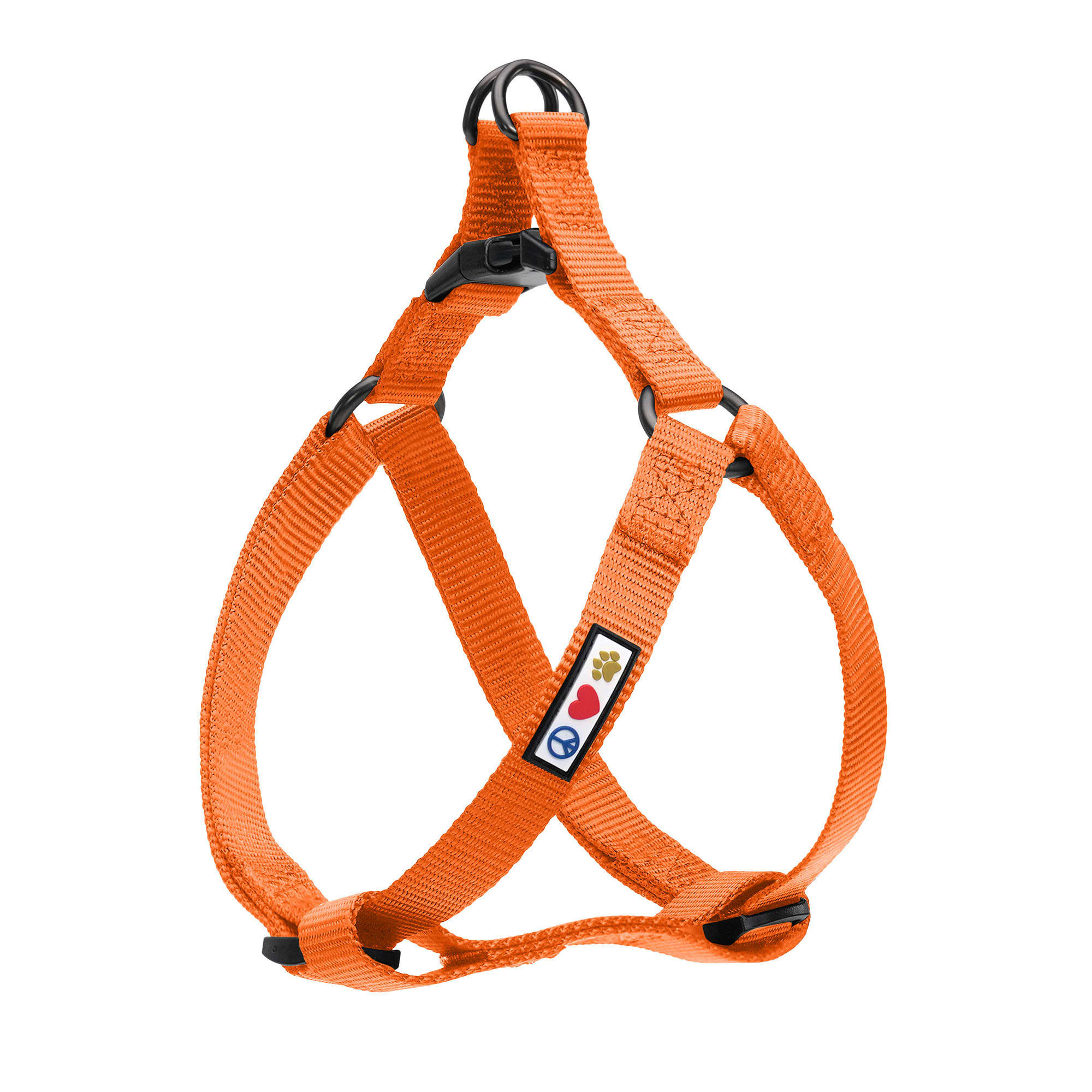 Pawtitas Solid Color Orange Puppy or Dog Harness, Large Petco