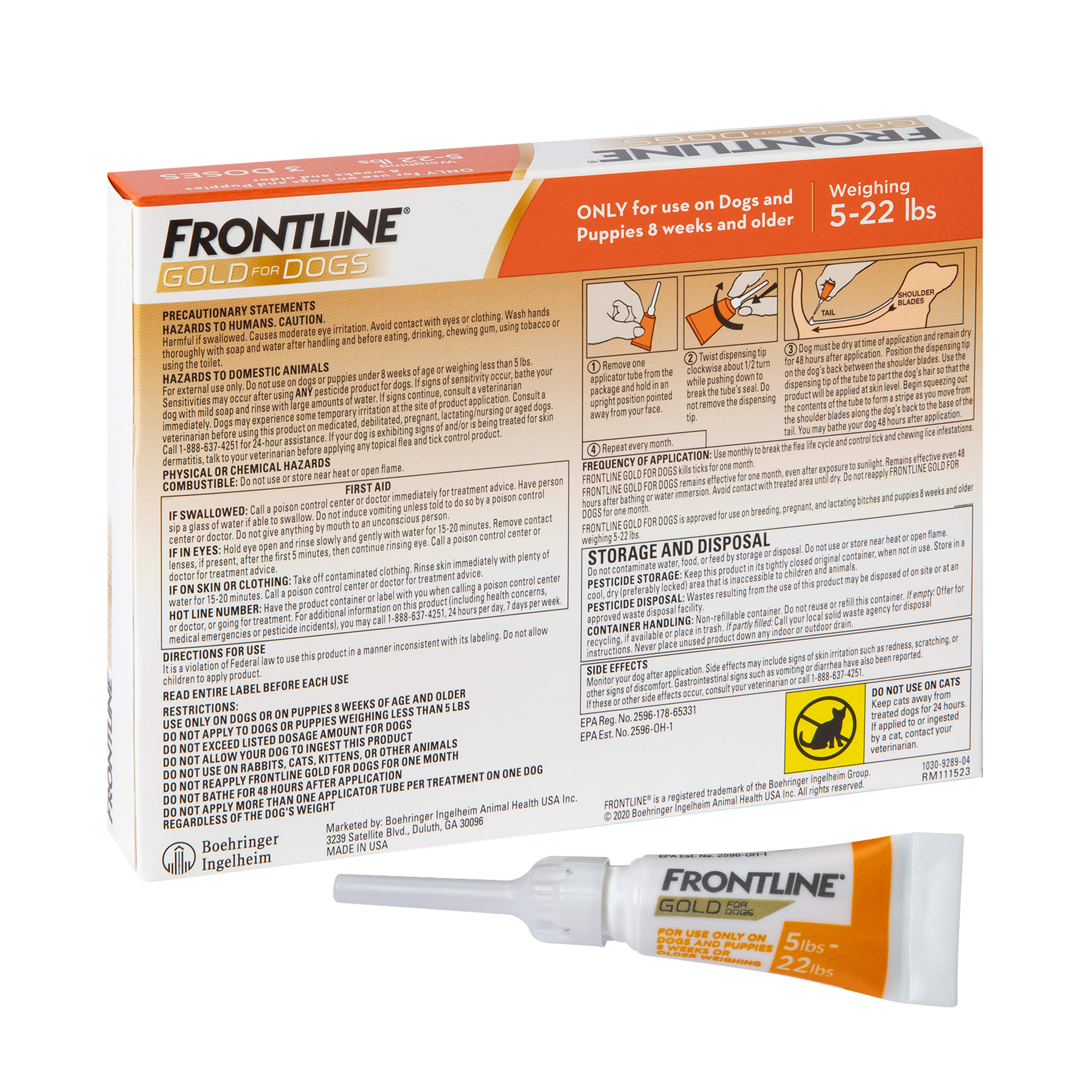 Frontline gold shop for dogs price