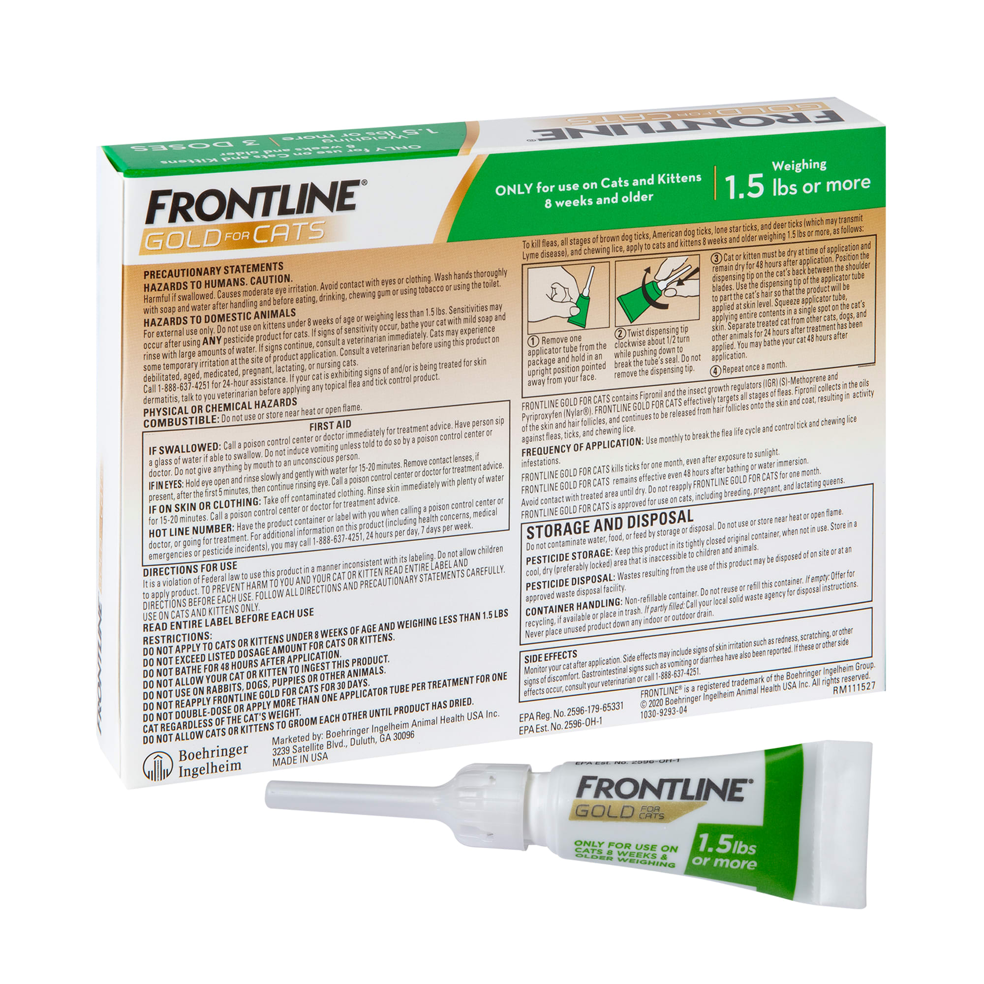 Frontline gold hotsell flea and tick