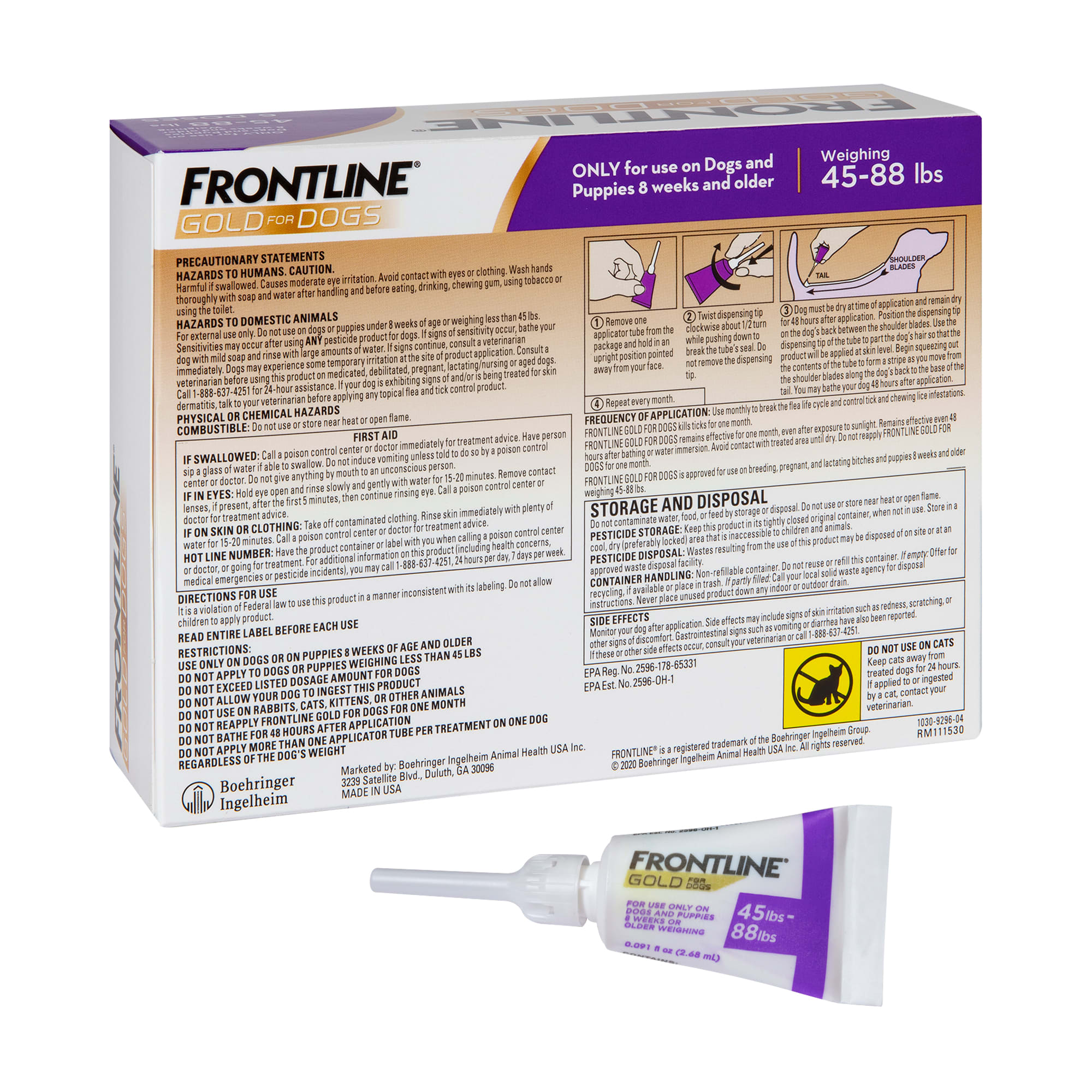 Frontline shop gold chewy