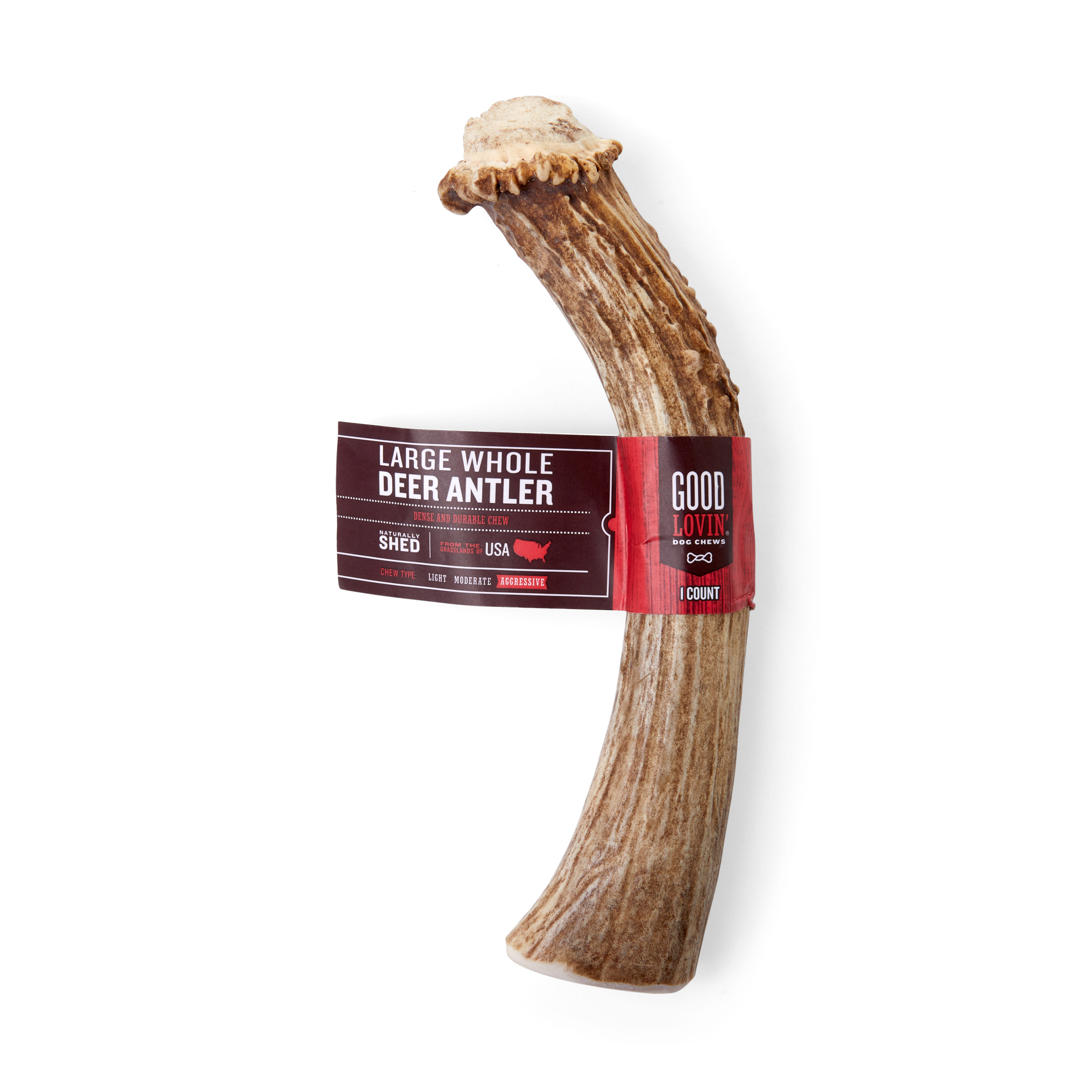 Deer antler on sale dog chew