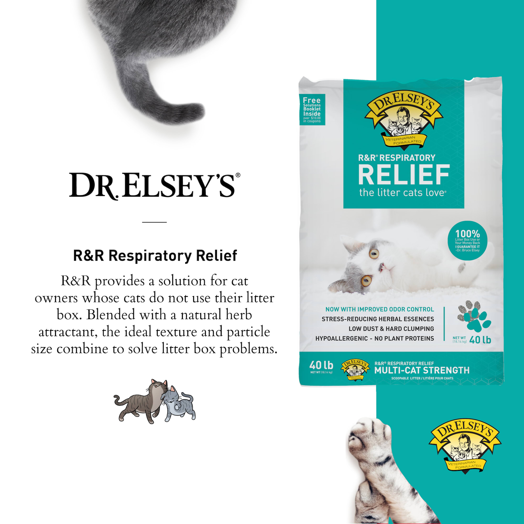 Dr elsey cat litter 40 lb best sale