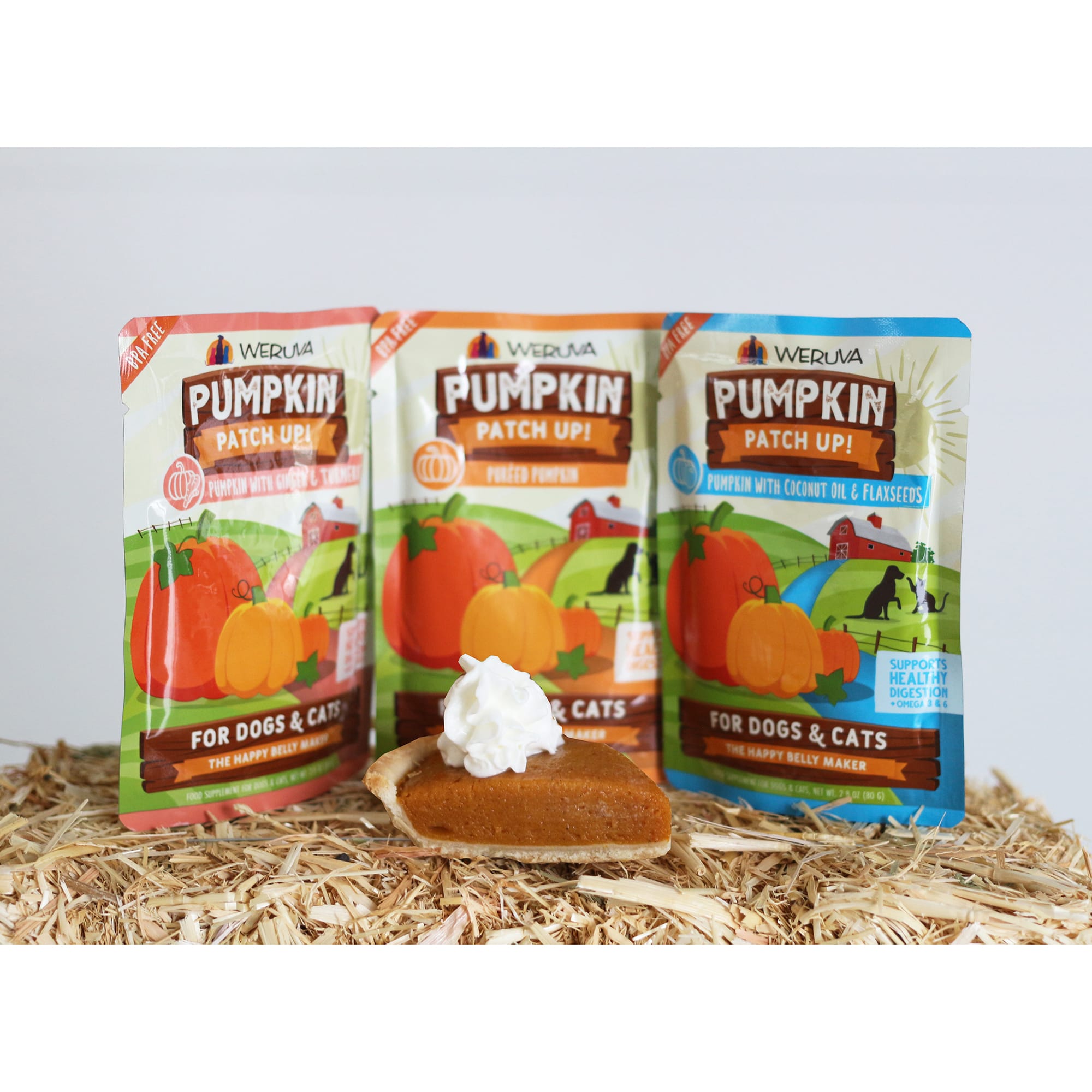 Weruva Pumpkin Patch Up Variety Pack Dog Cat Wet Food Supplement 1.05 oz Case of 12