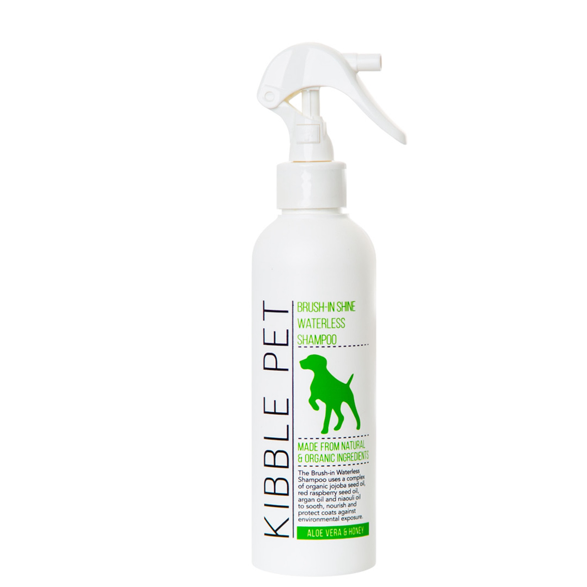 Kibble Pet Waterless Aloe Vera Honey Dog and Cat Shampoo