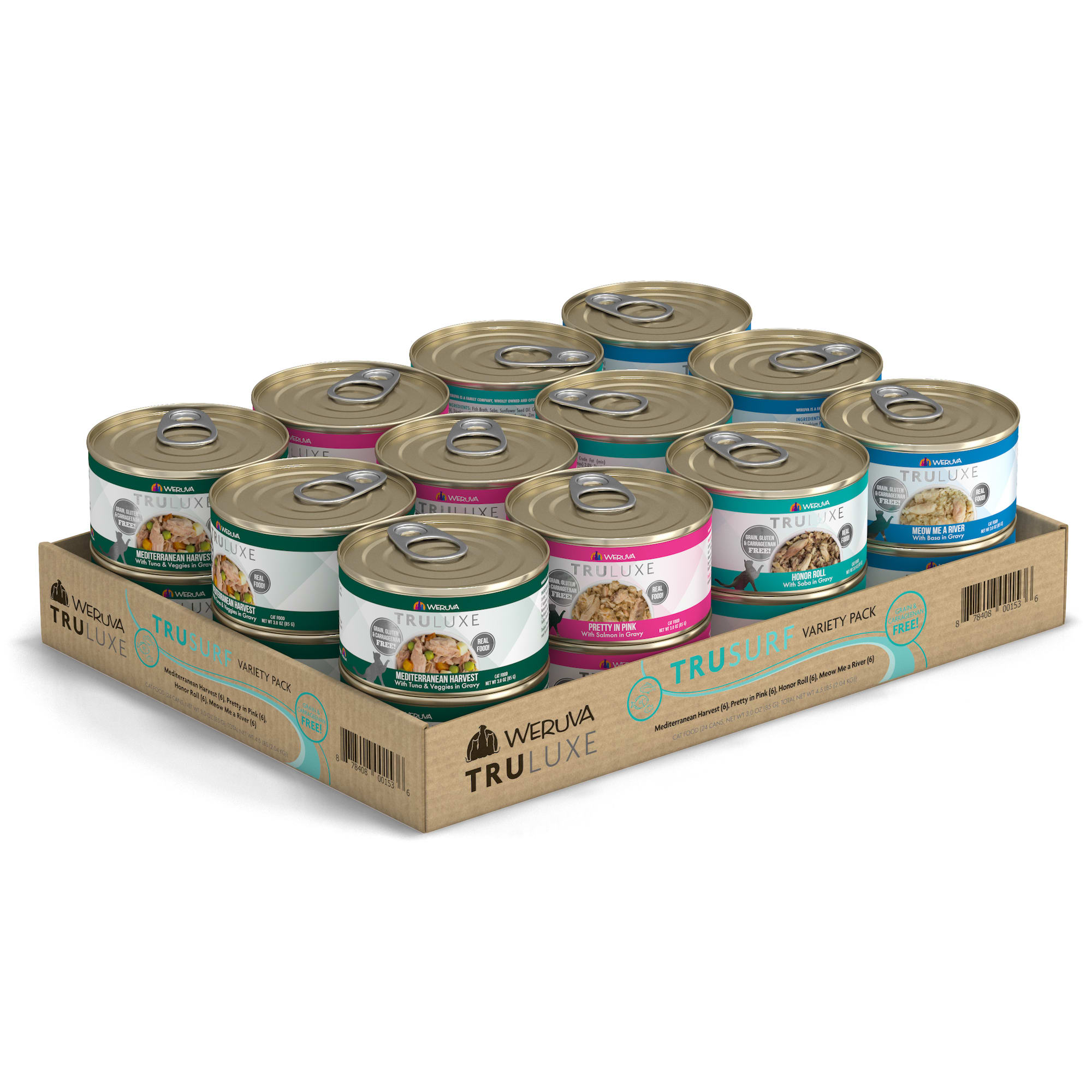 Weruva TruLuxe TruSurf Variety Pack Wet Cat Food