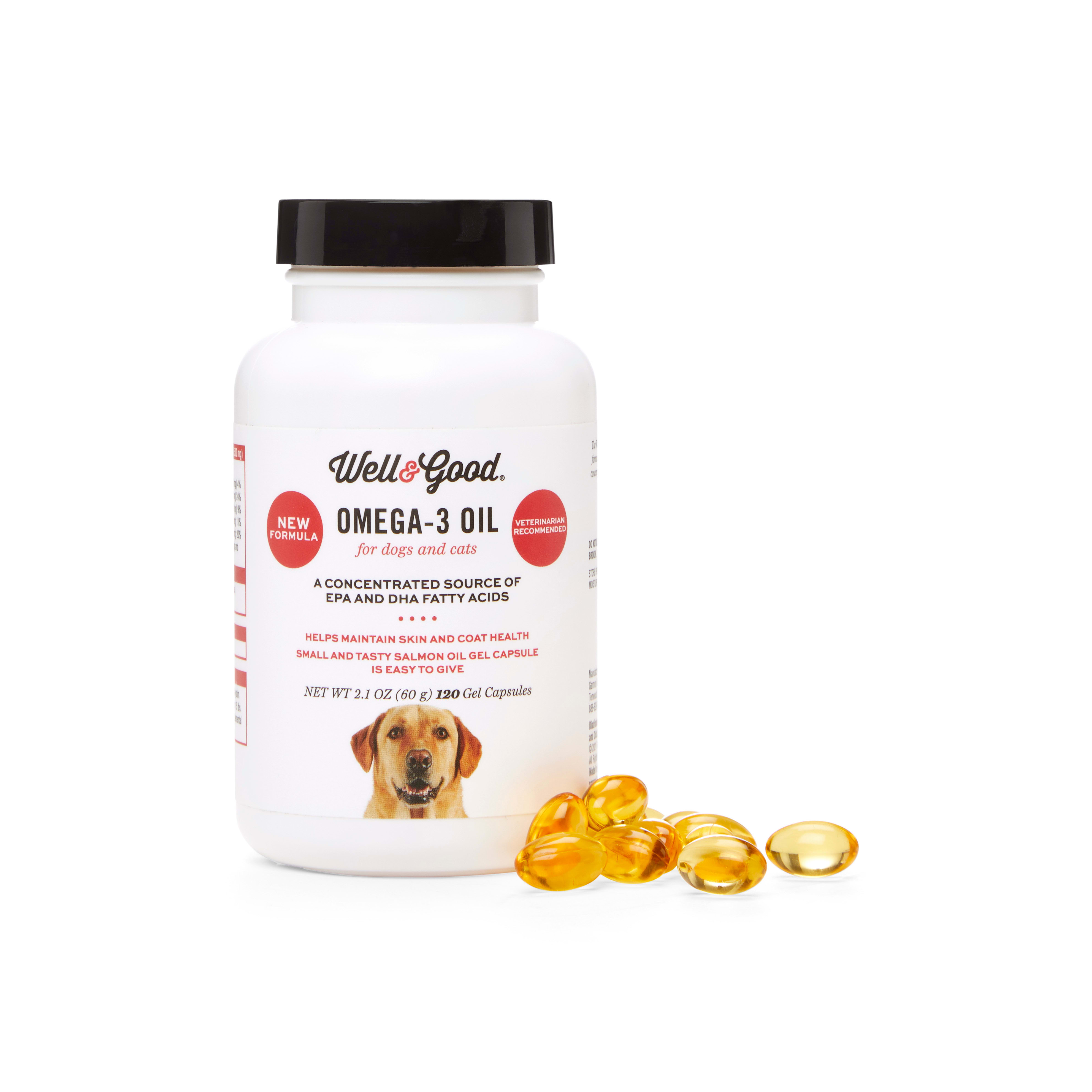 Giving fish oil to 2024 dogs