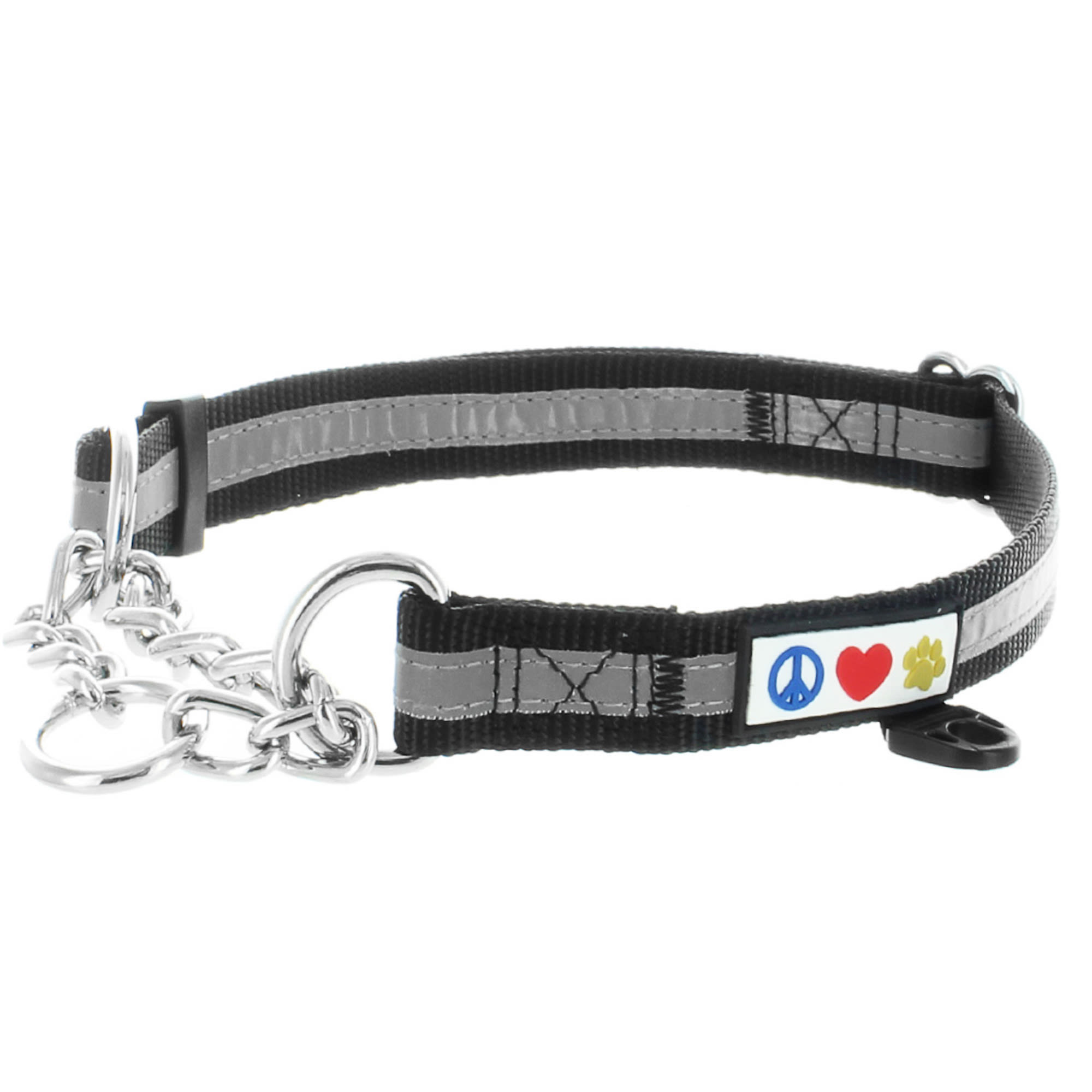 UPC 735255518078 - Pawtitas Black Chain Martingale Dog Collar, Medium