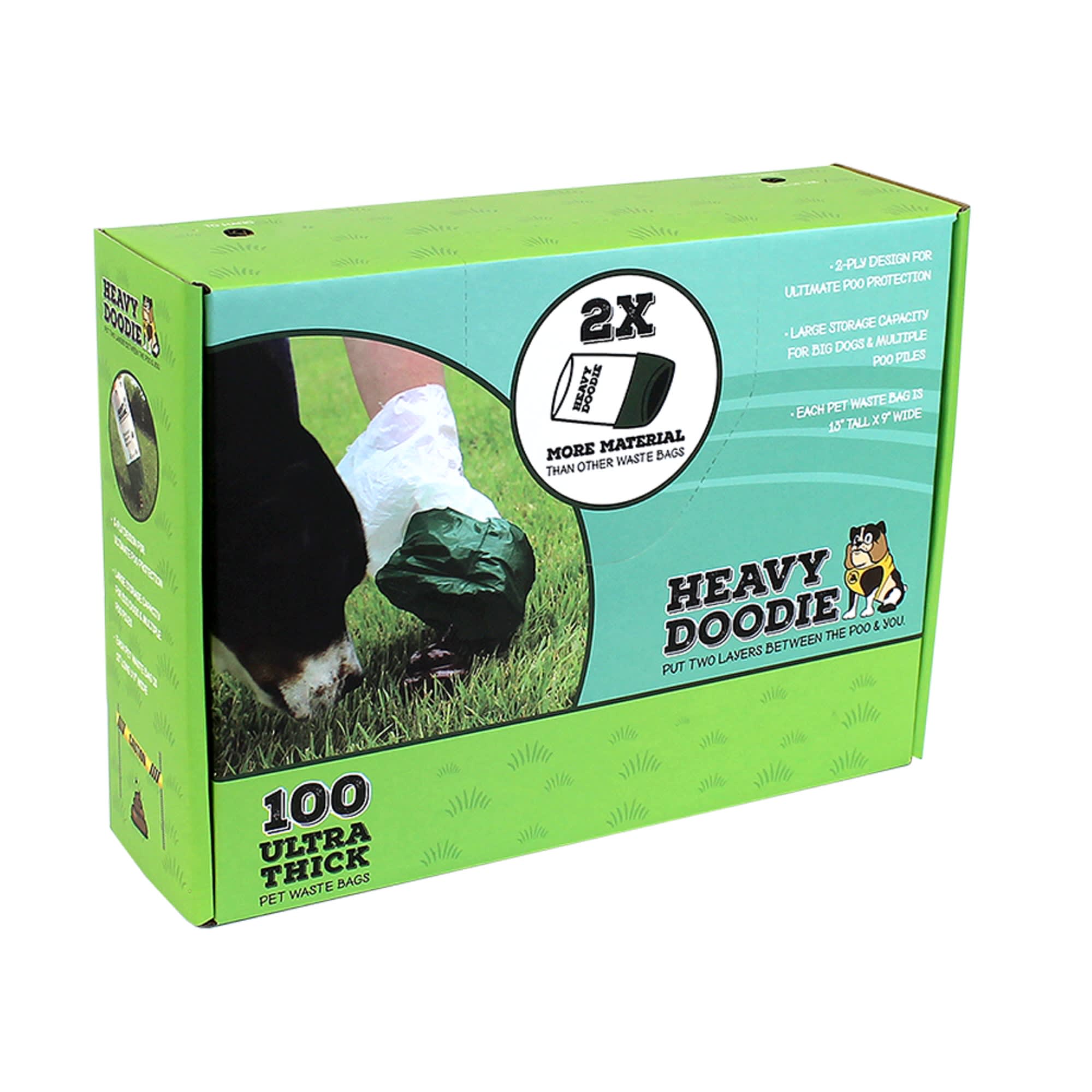 Heavy duty shop dog poop bags