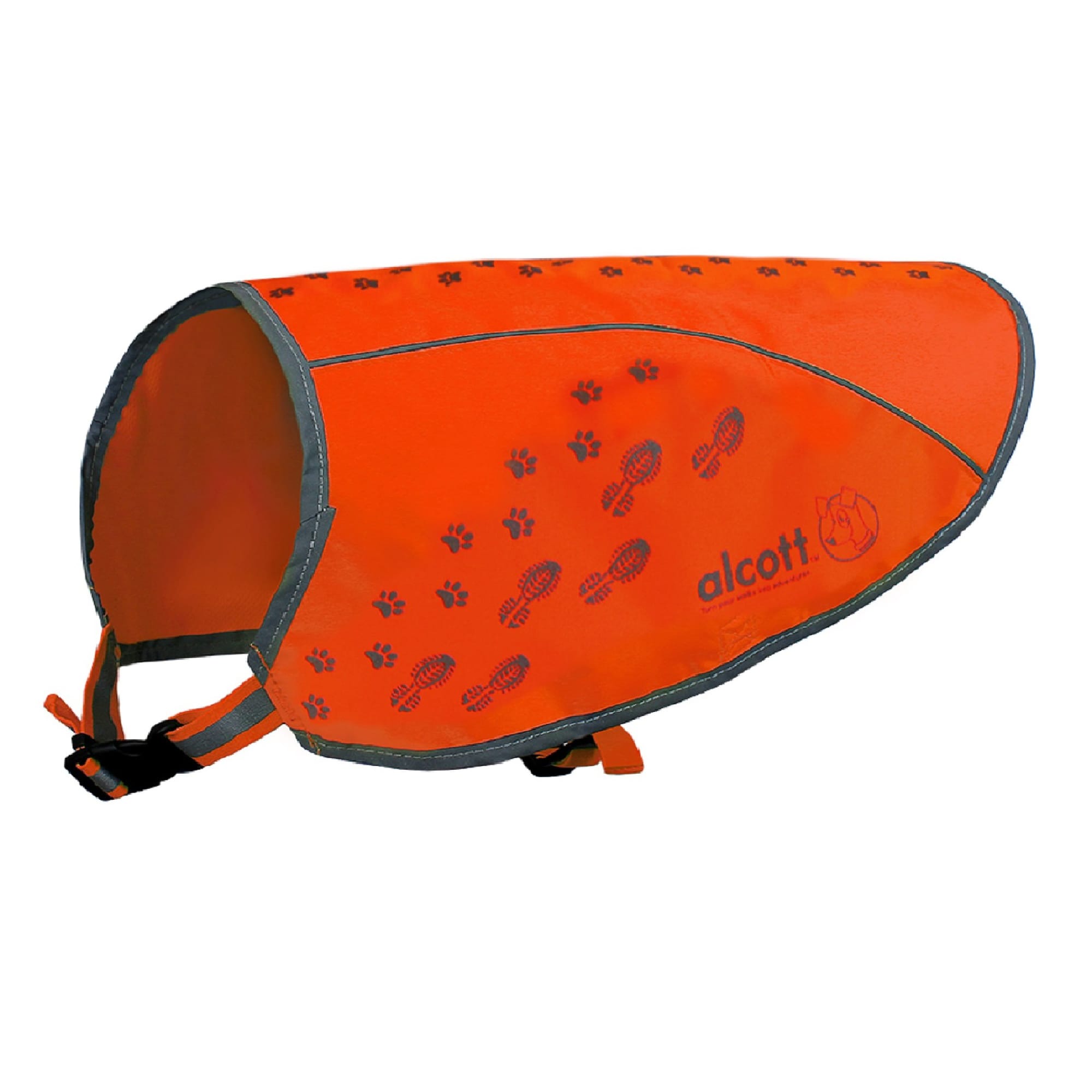 Orange reflective best sale dog vest