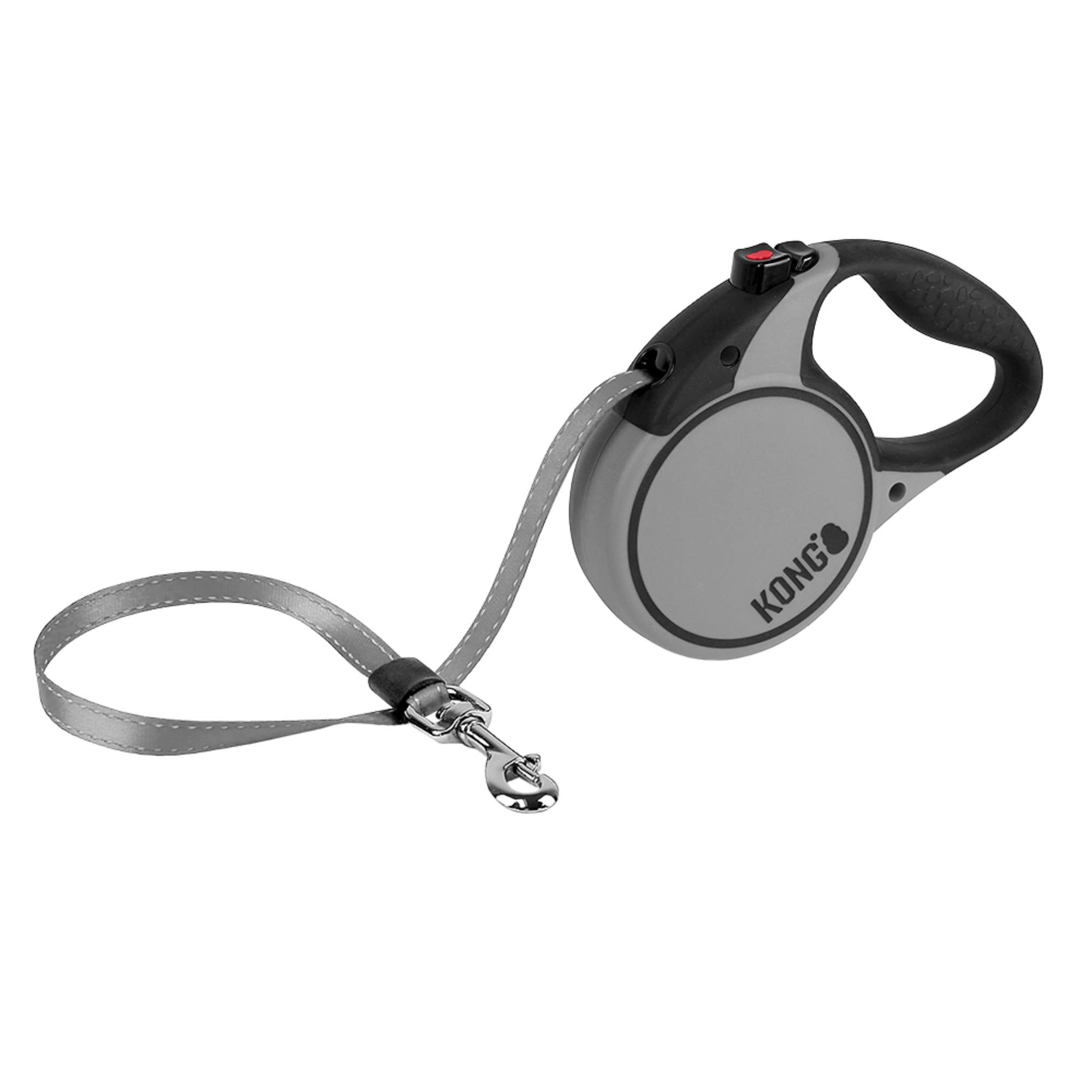 P5096541 KONG Gray Terrain Retractable Dog Leash for Dogs U sku P5096541