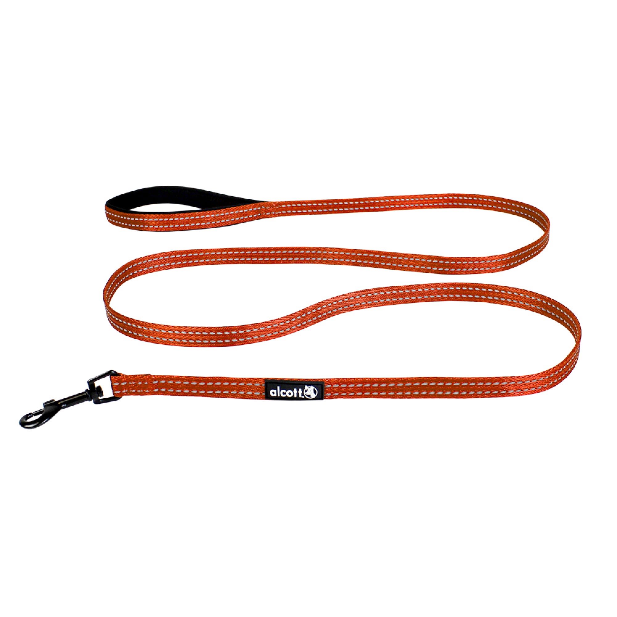 alcott Neon Orange Visibility Dog Leash, 72