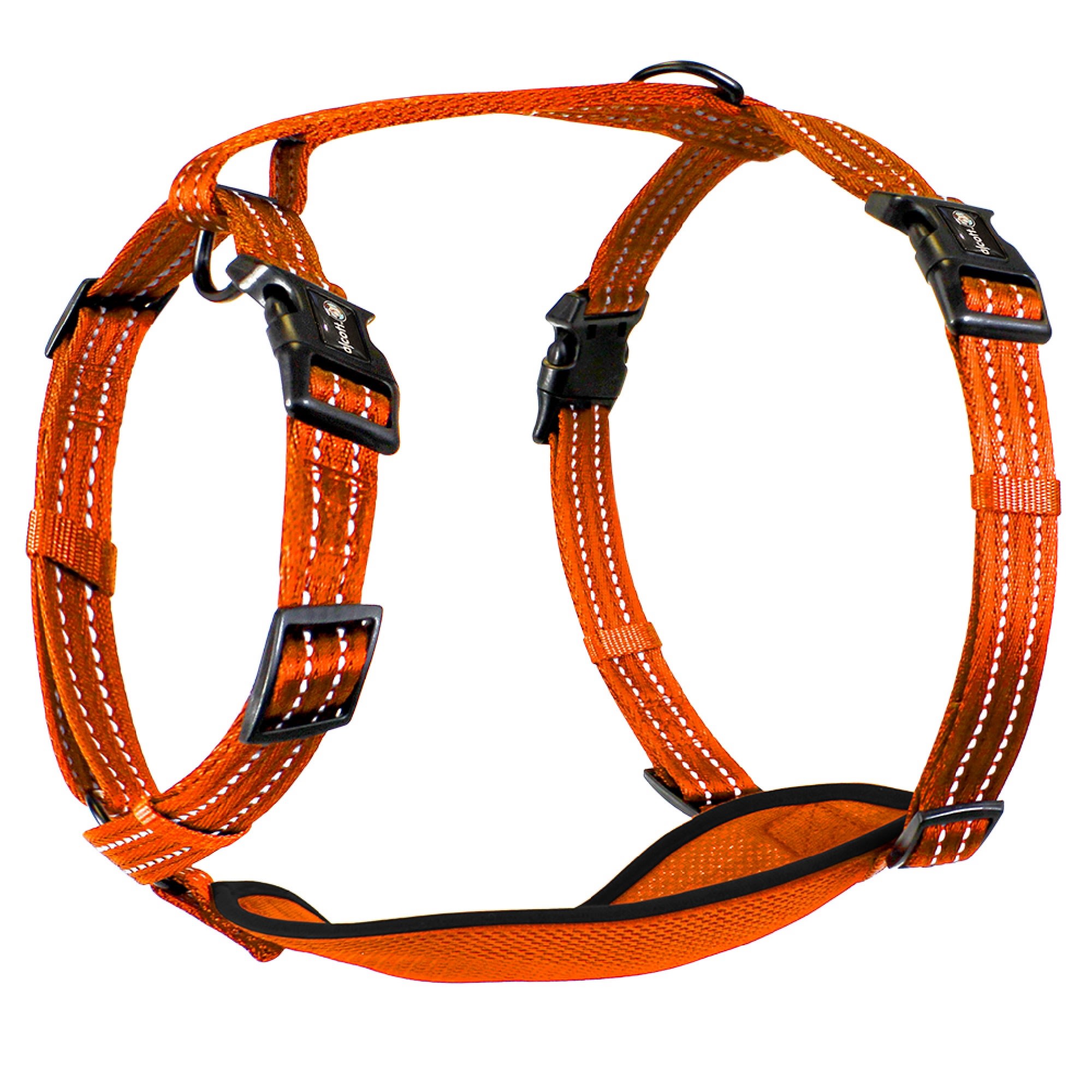 alcott Visibility Dog Harness, Neon Orange, Large Petco