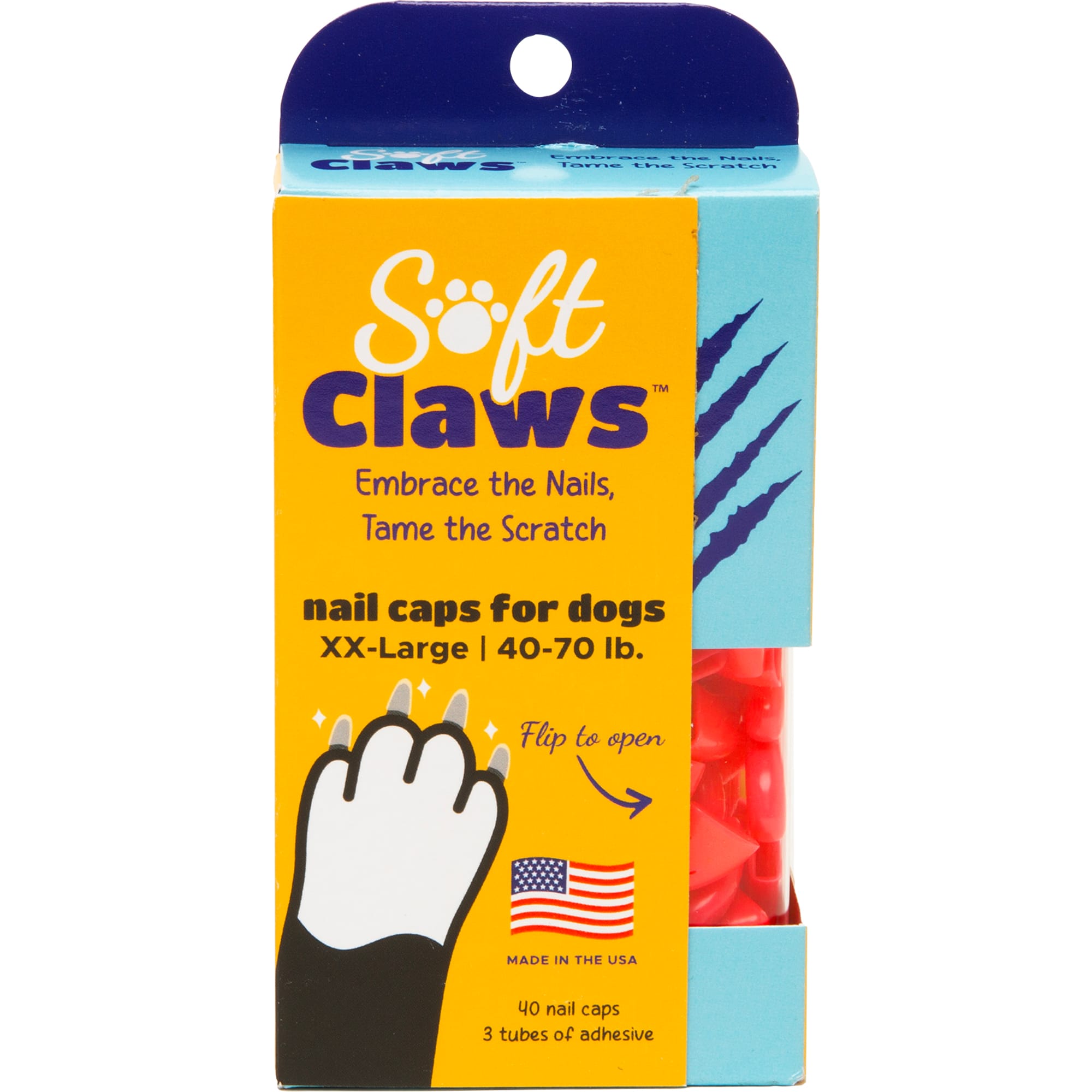 Soft Claws Pink Dog Nail Caps Large Petco