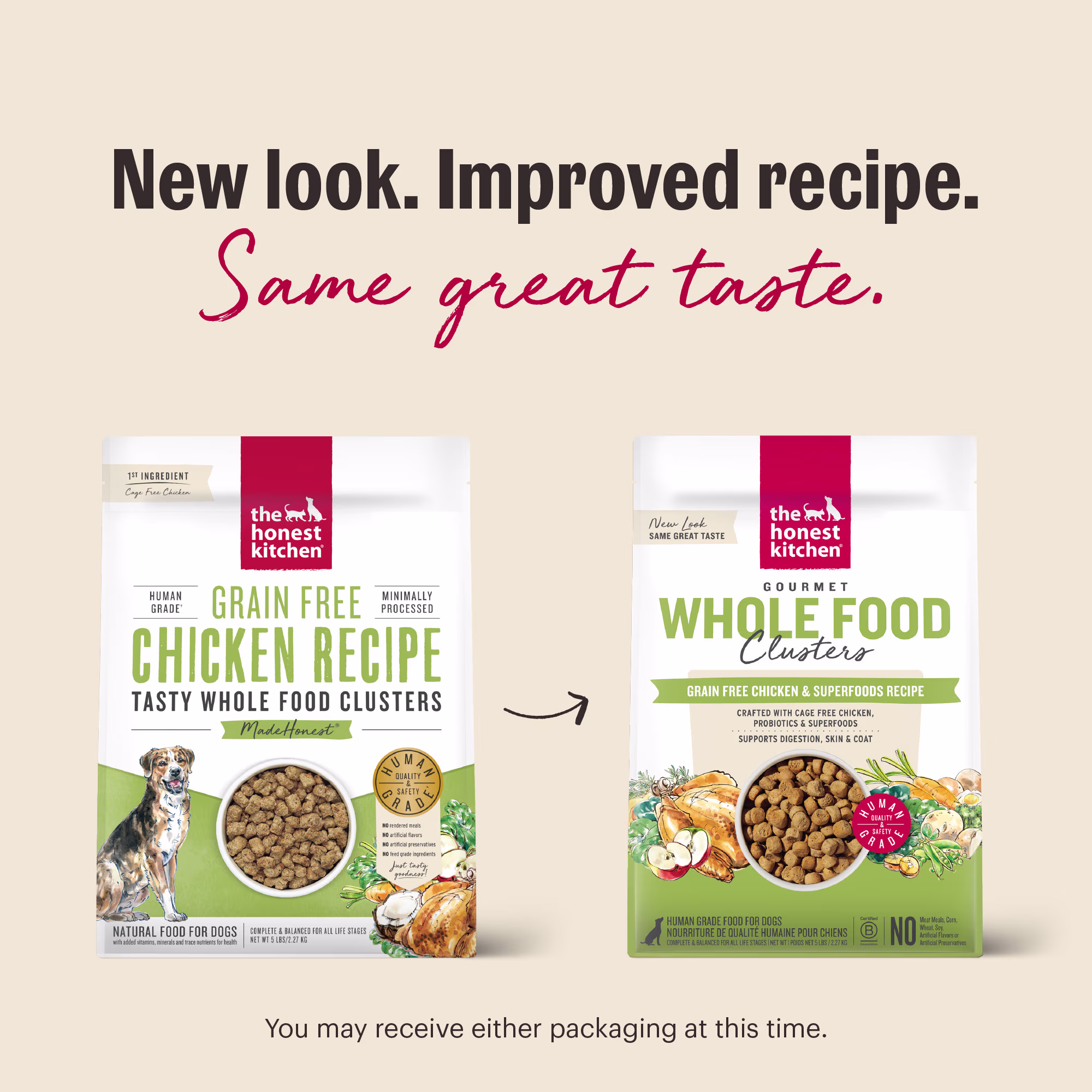 The Honest Kitchen Gourmet Whole Food Clusters Grain Free Chicken