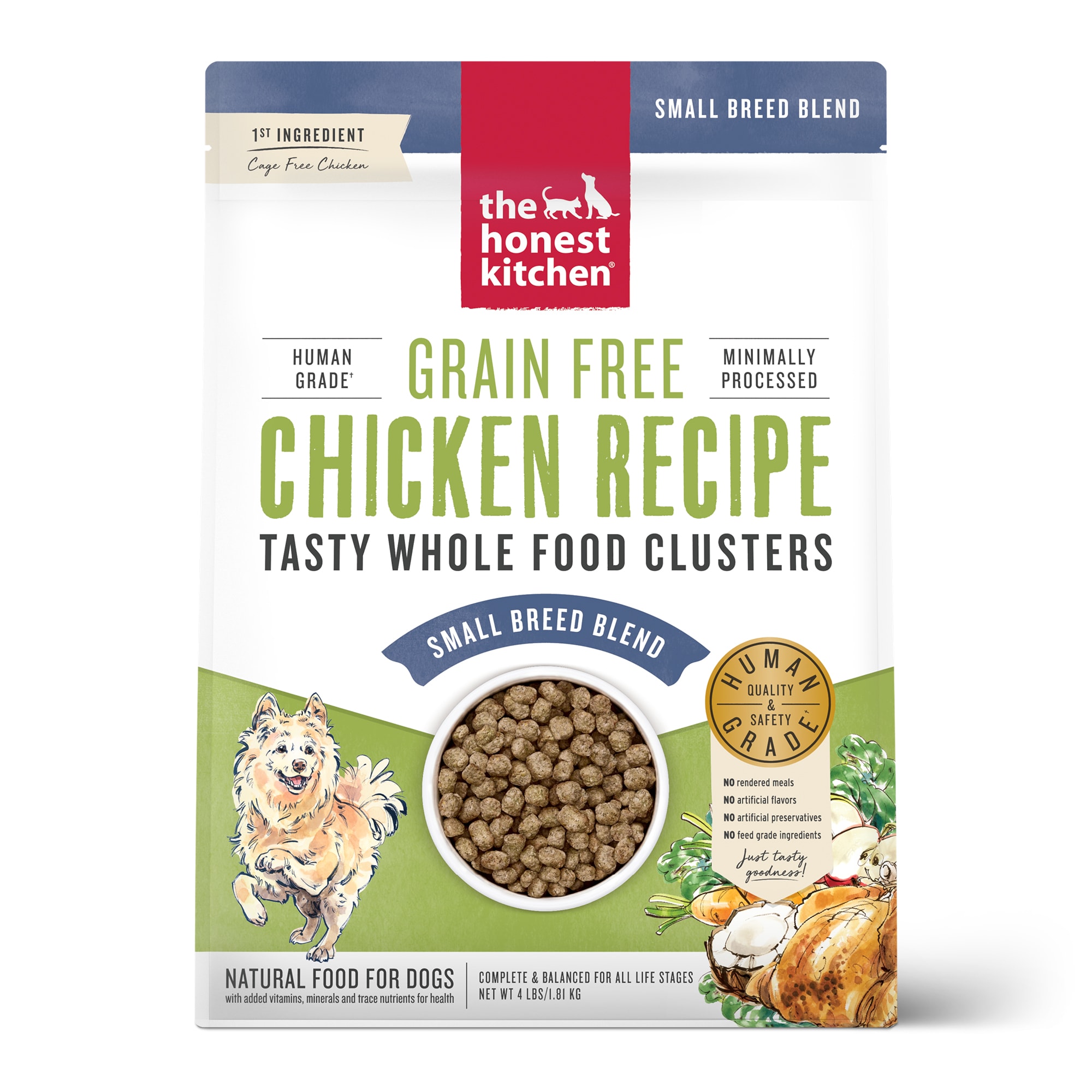 The Honest Kitchen Whole Food Clusters Small Breed Grain Free Chicken