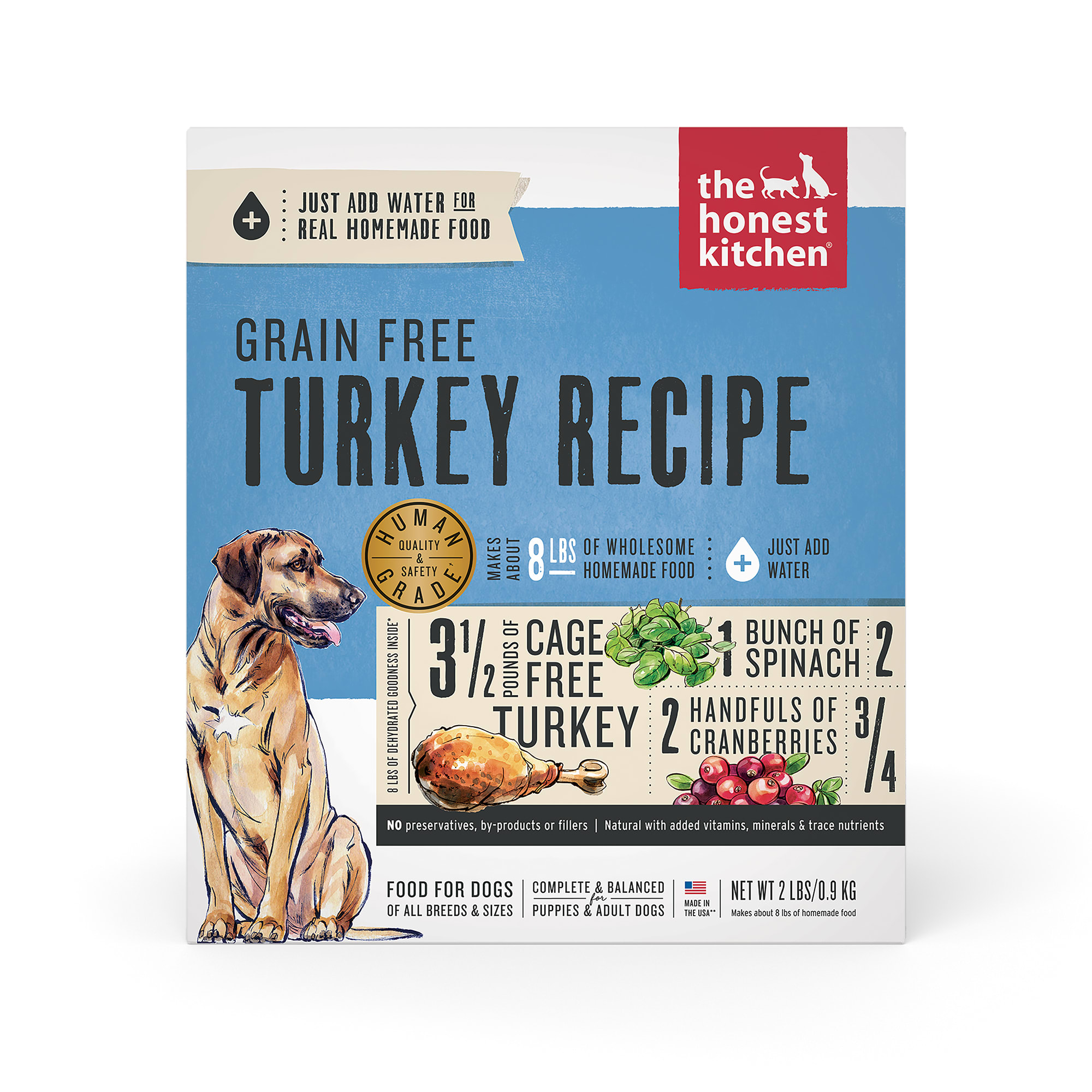 The Honest Kitchen Grain Free Turkey Dehydrated Dog Food 10 lbs from Petco