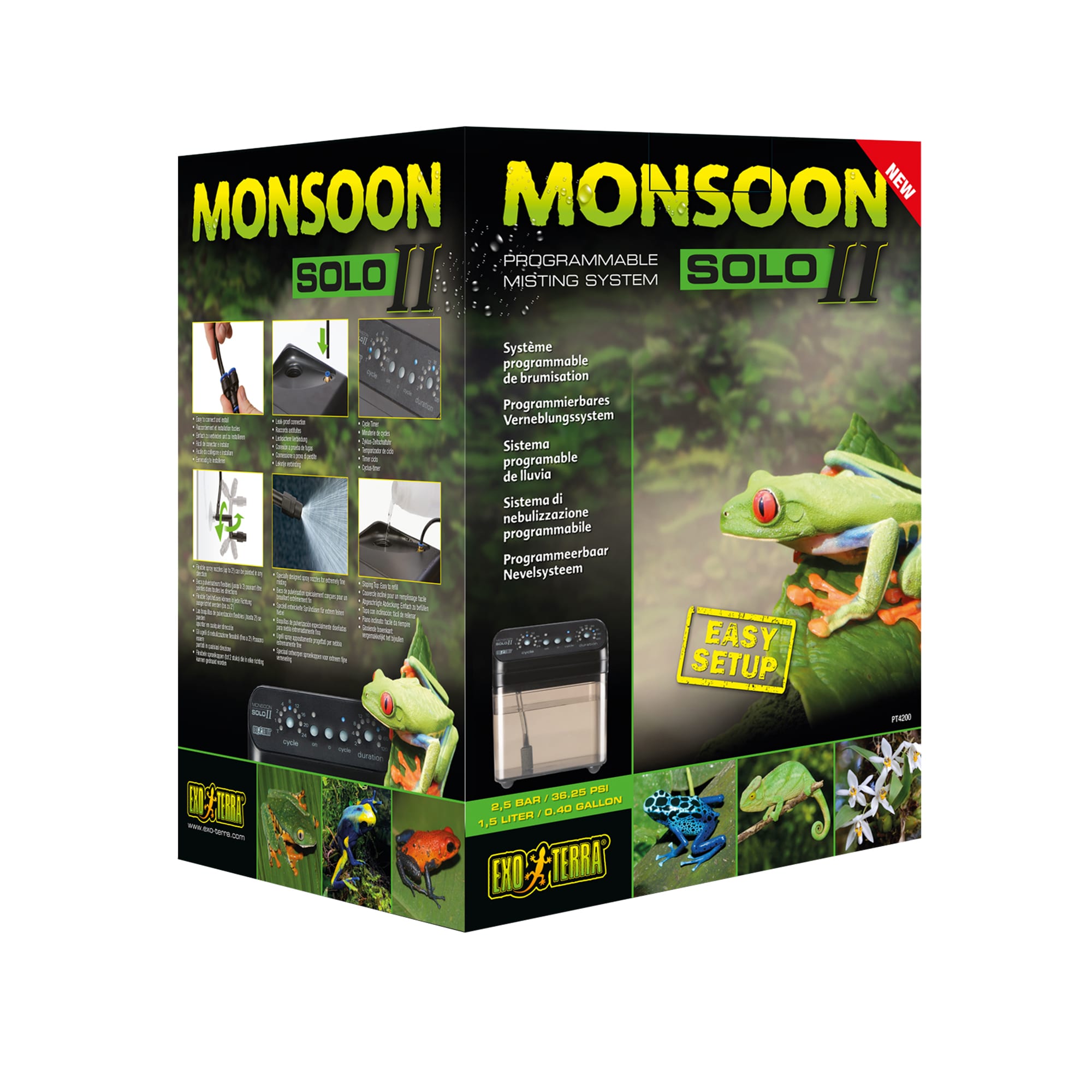 Exo Terra Monsoon Solo II Programmable Misting System Petco