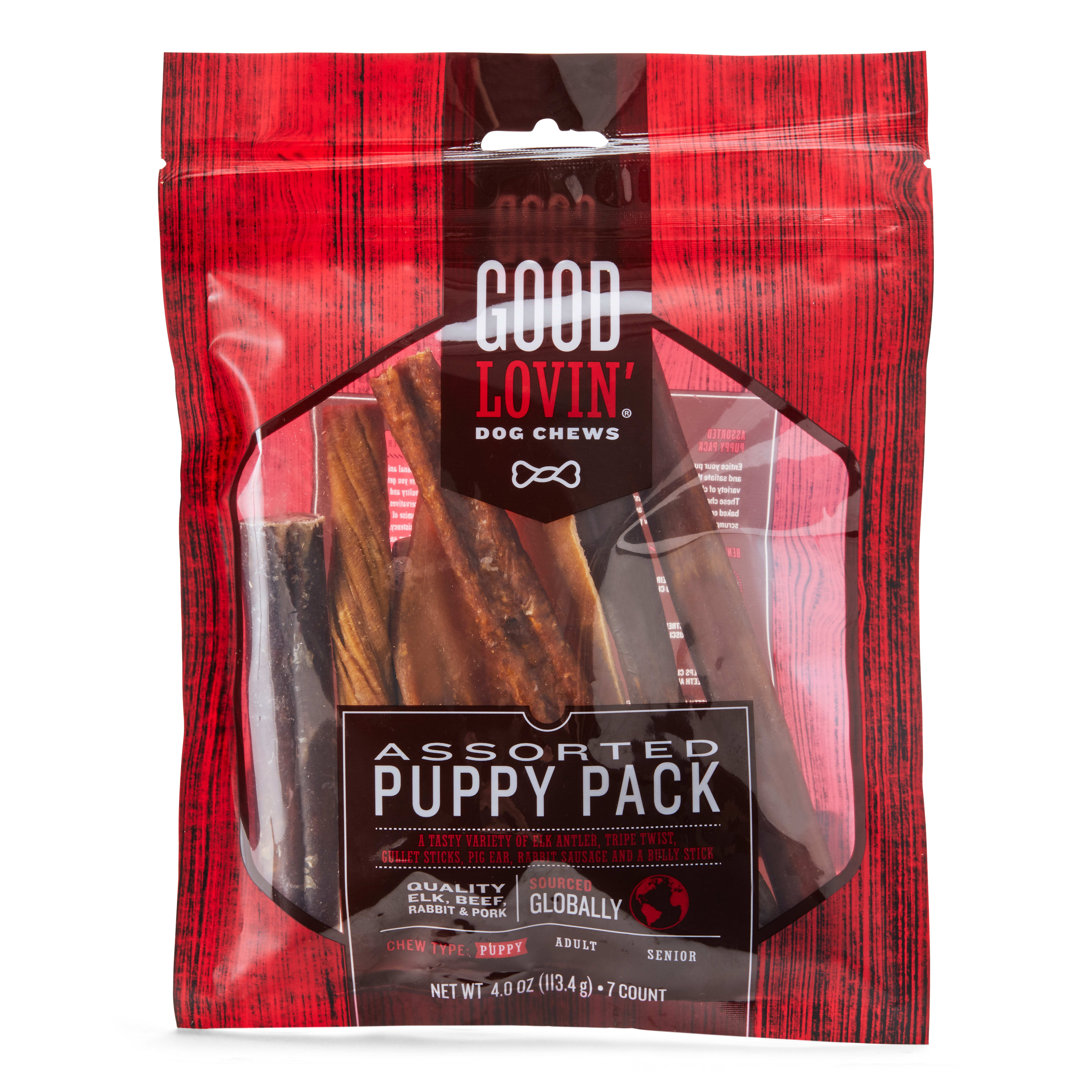 Good Lovin Puppy Chew Variety Pack 5.9 oz Count of 7 from Petco