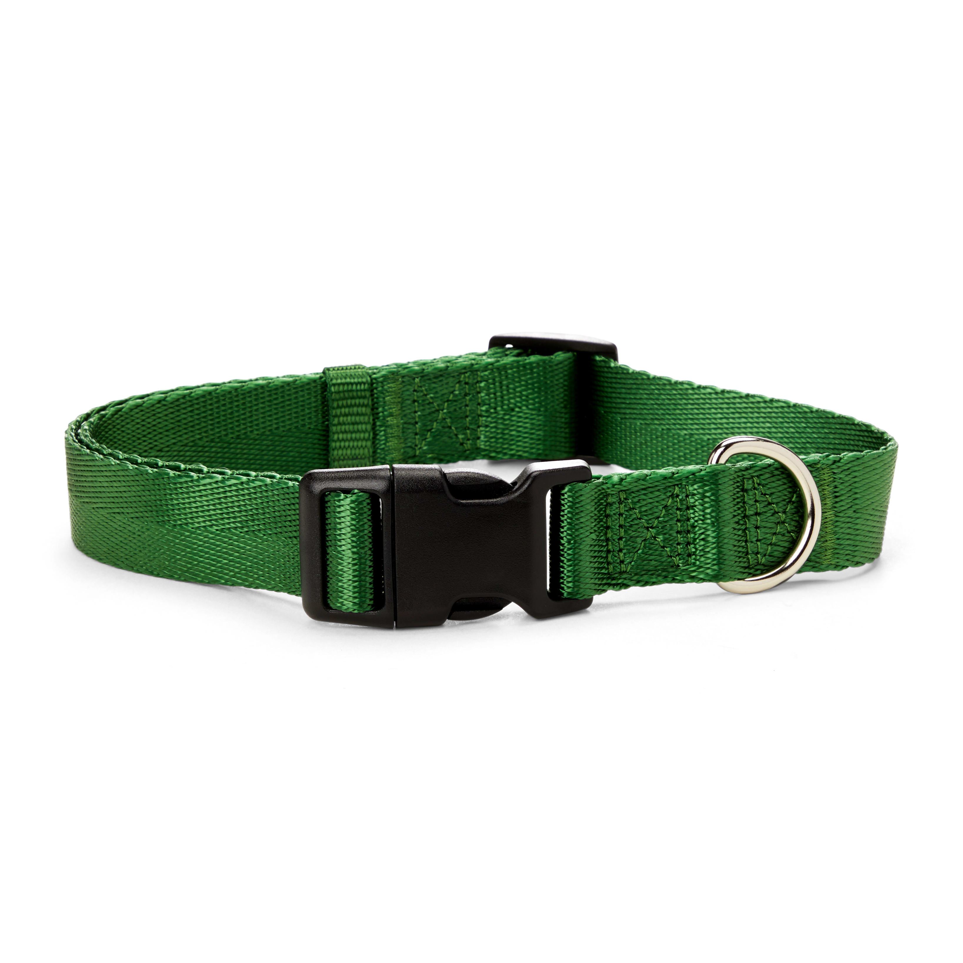Dog collar leather with small classic grain - Dark green – The Dog Musthaves