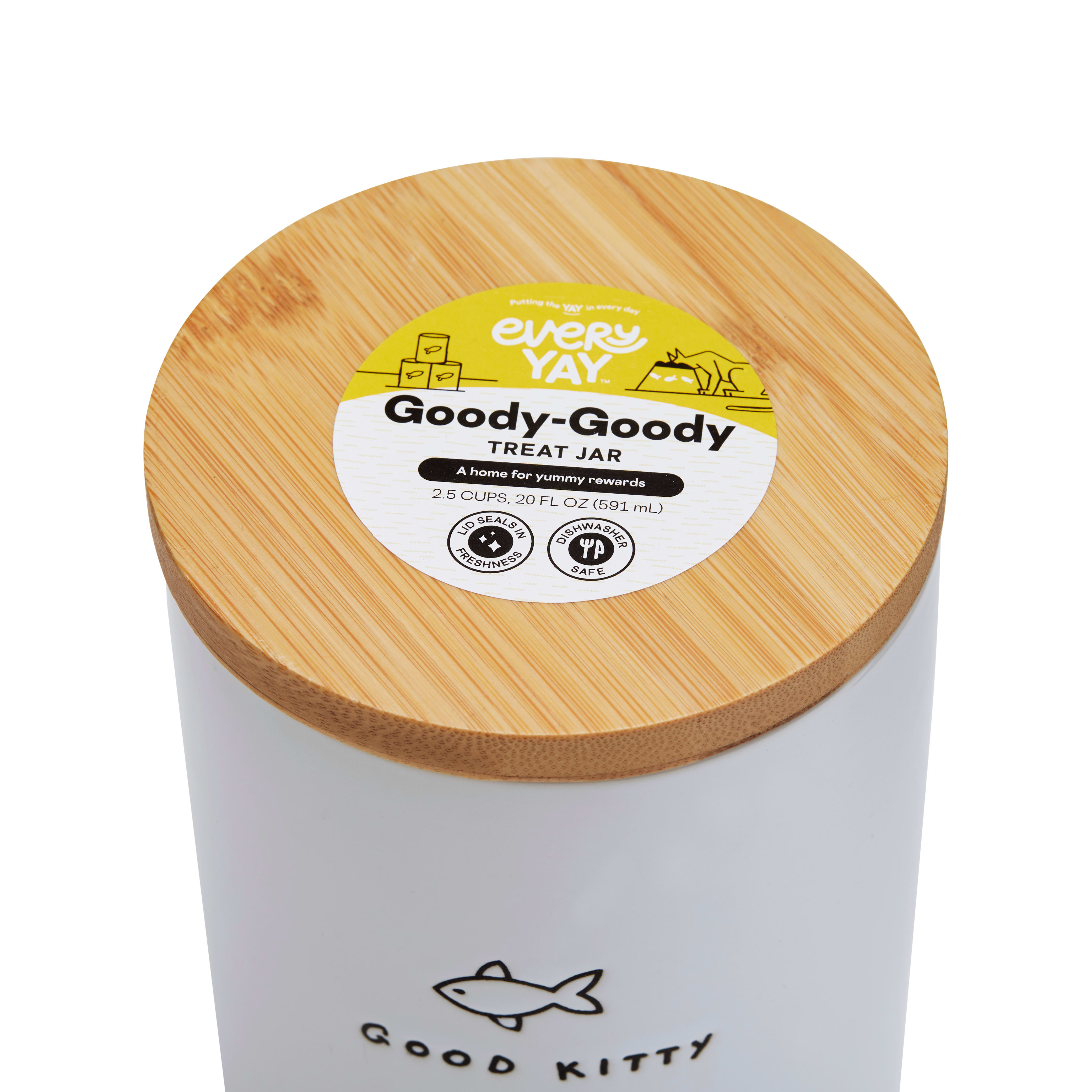 Cat treat outlet jar