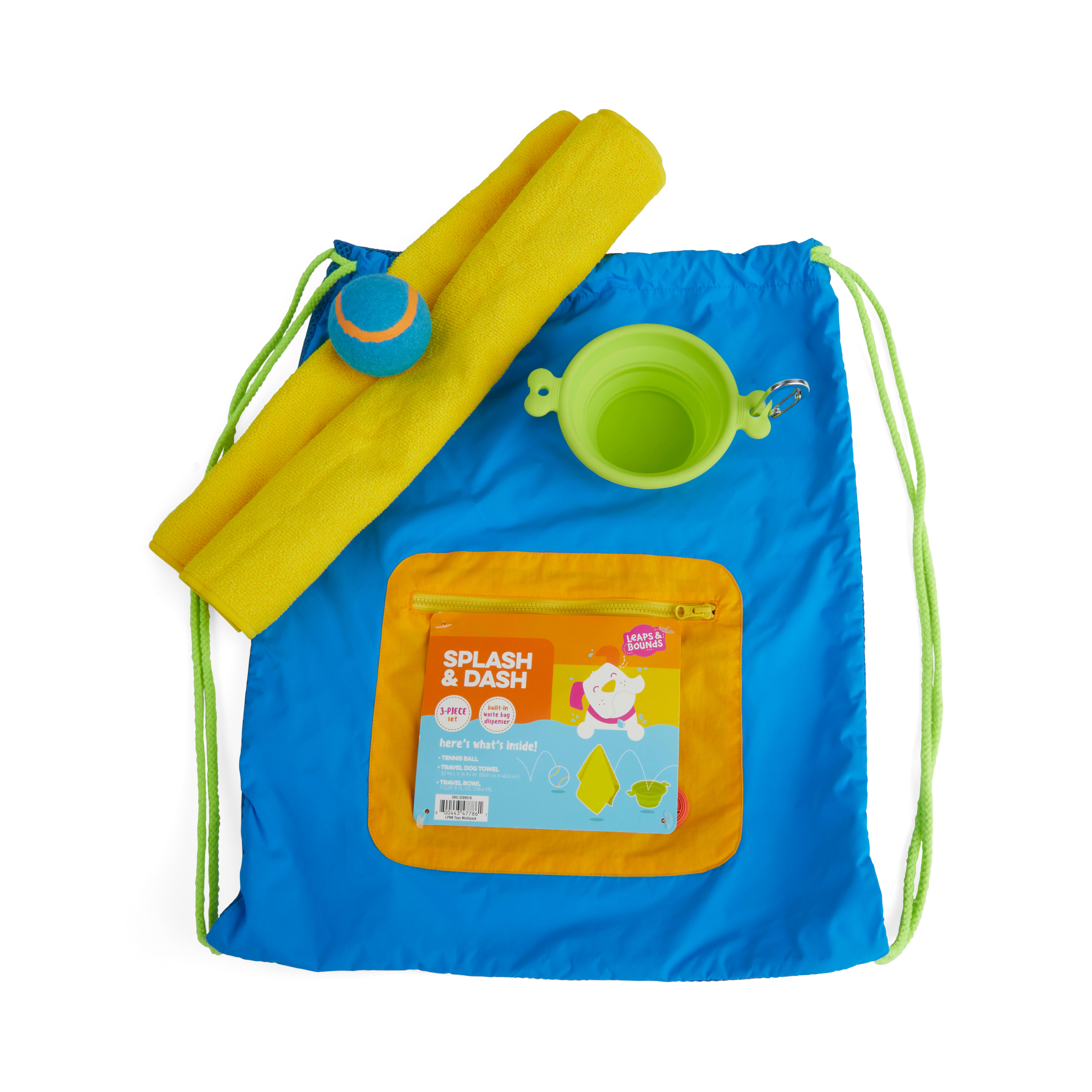  Leaps & Bounds Splash & Dash Day Play Dog Toy Set, X-Large, Pack of 3