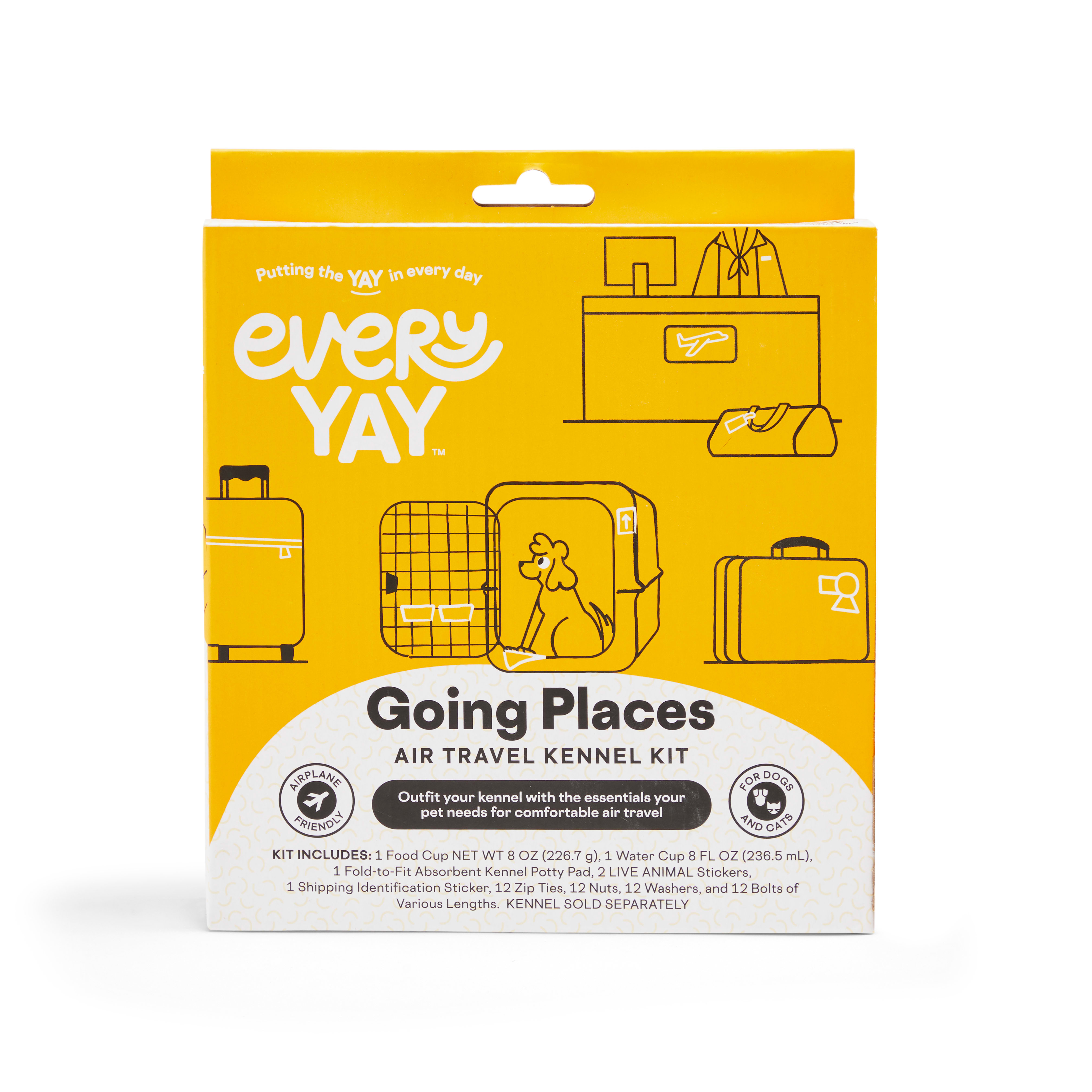 EveryYay Going Places Air Travel Dog Kennel Kit