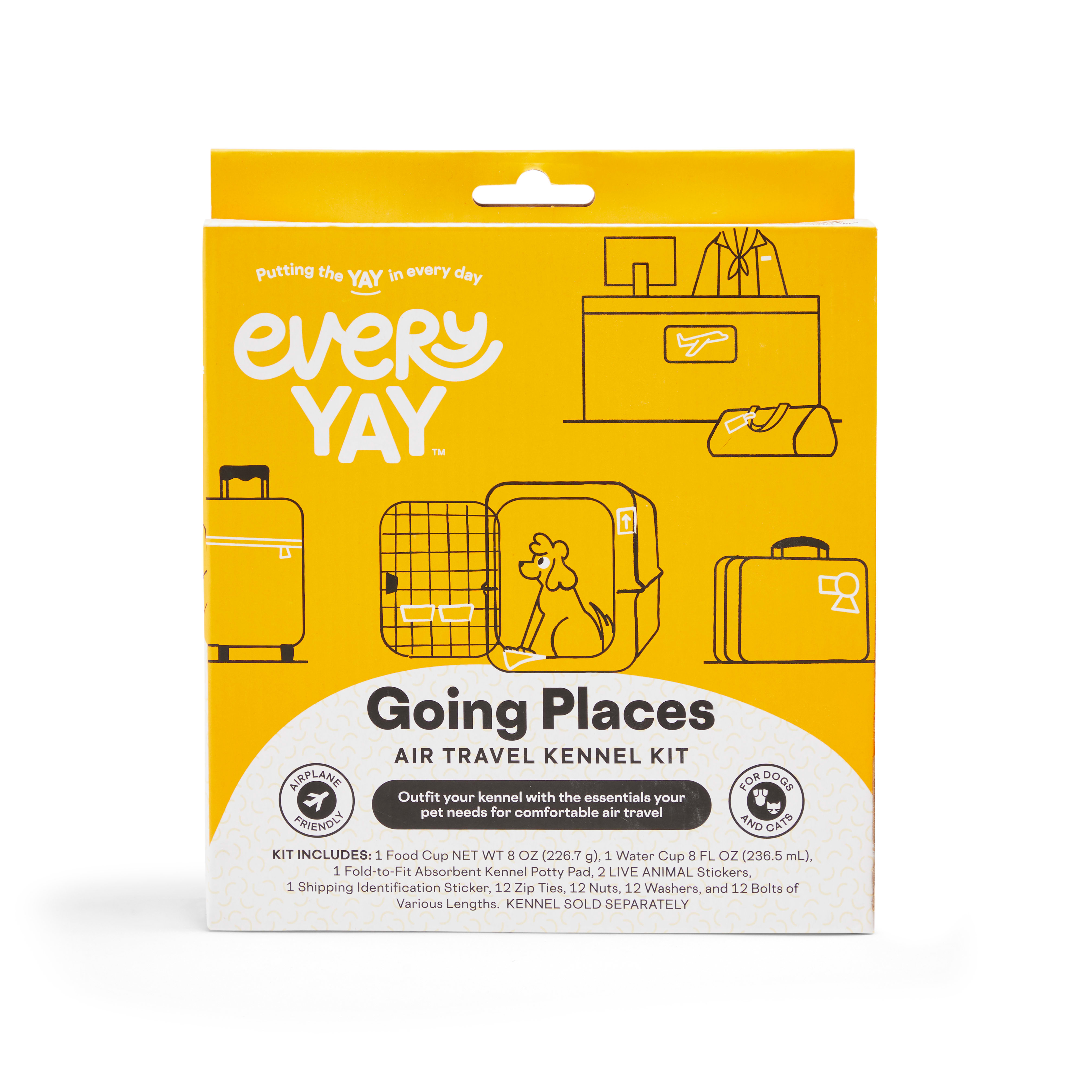 EveryYay Going Places Air Travel Dog Kennel Kit Petco