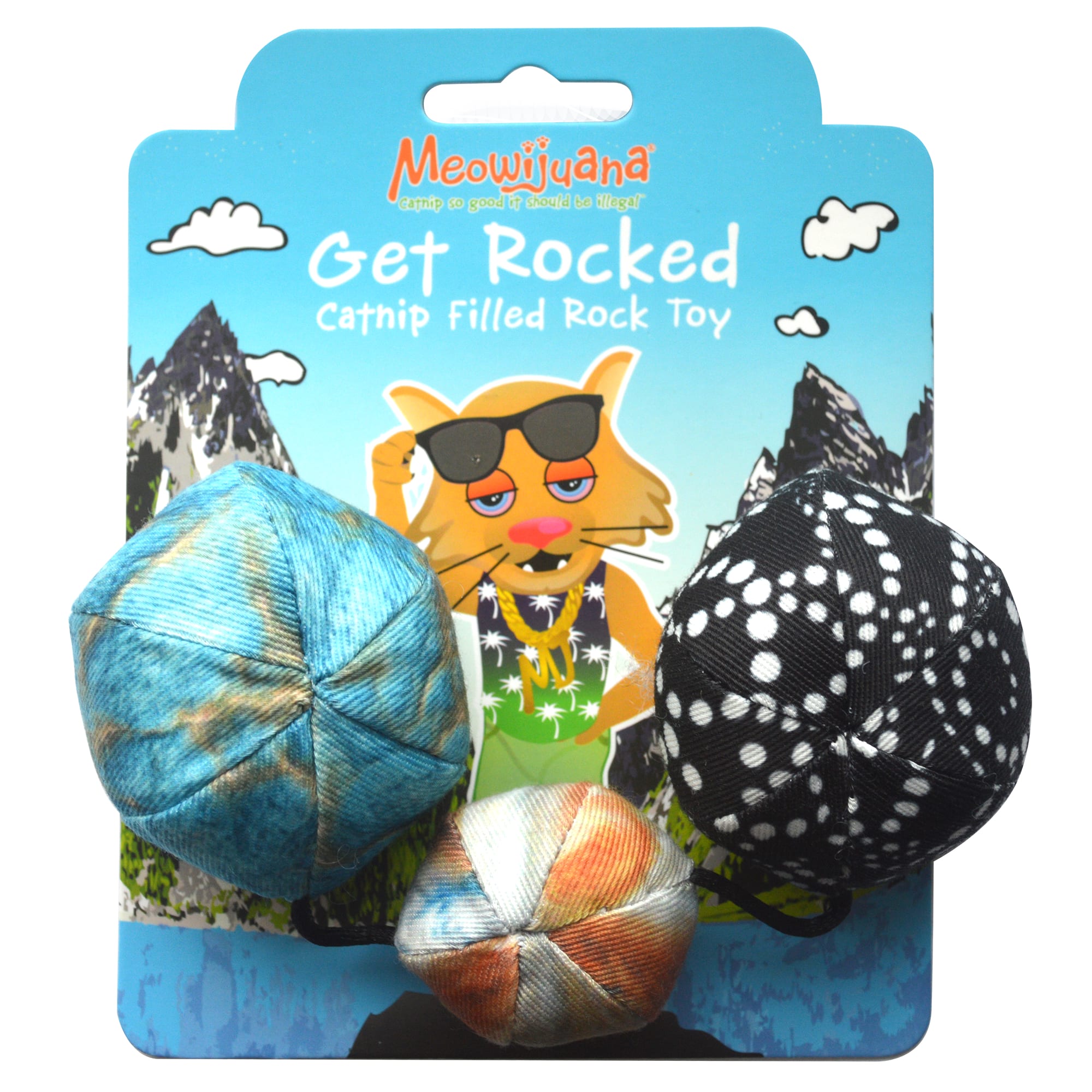 P5096053 Meowijuana Get Rocked String of Stones Cat Toy sku P5096053