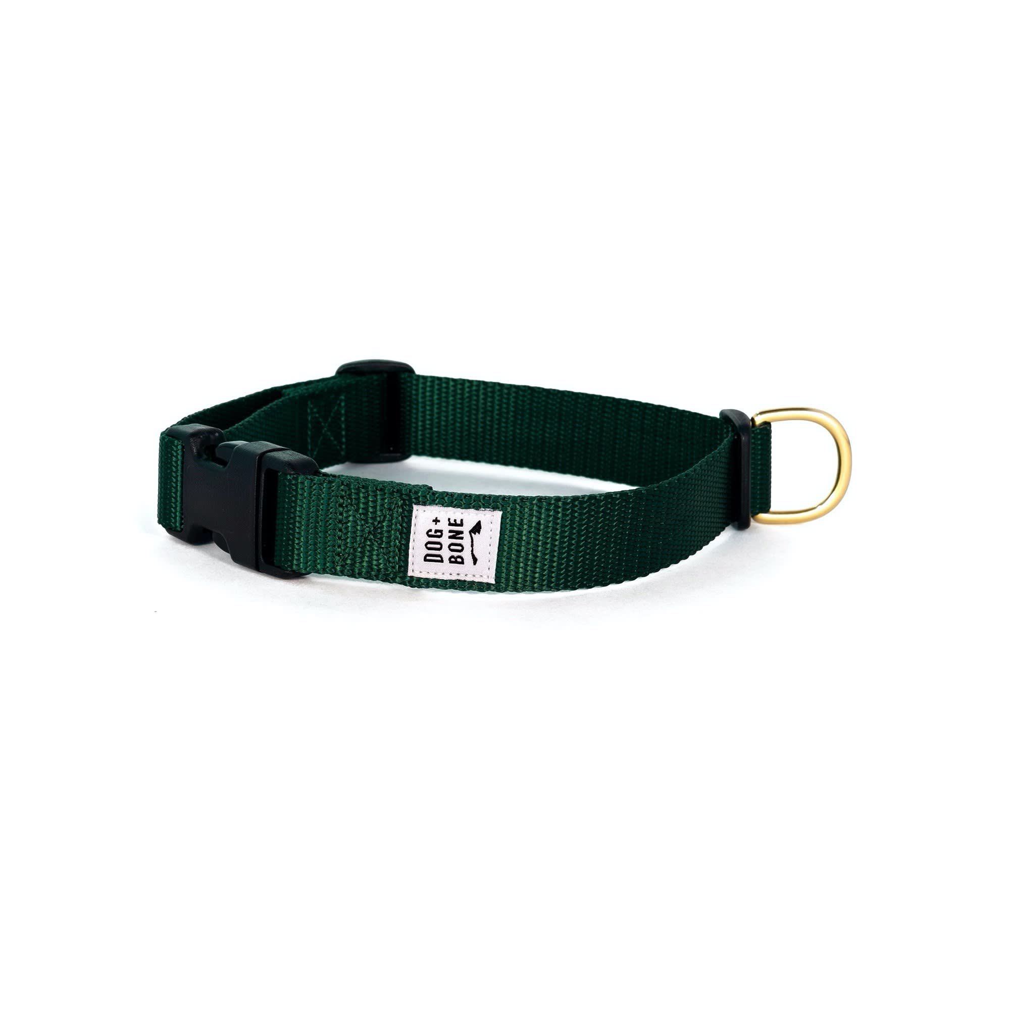 P5096206 Dog + Bone Green Forest Snap Dog Collar sku P5096206