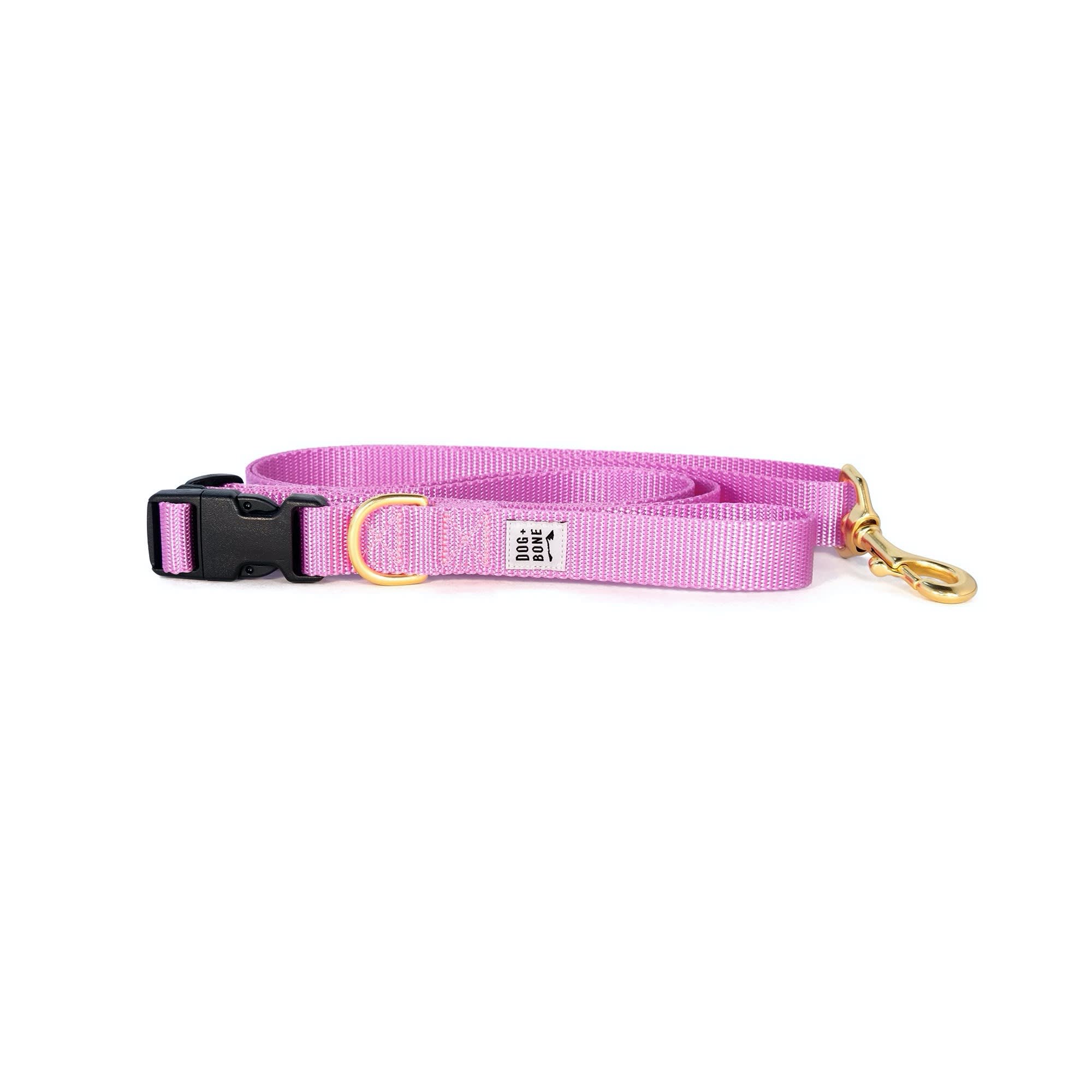 P5096192 Dog + Bone Pink Orchid Adjustable Dog Leash sku P5096192