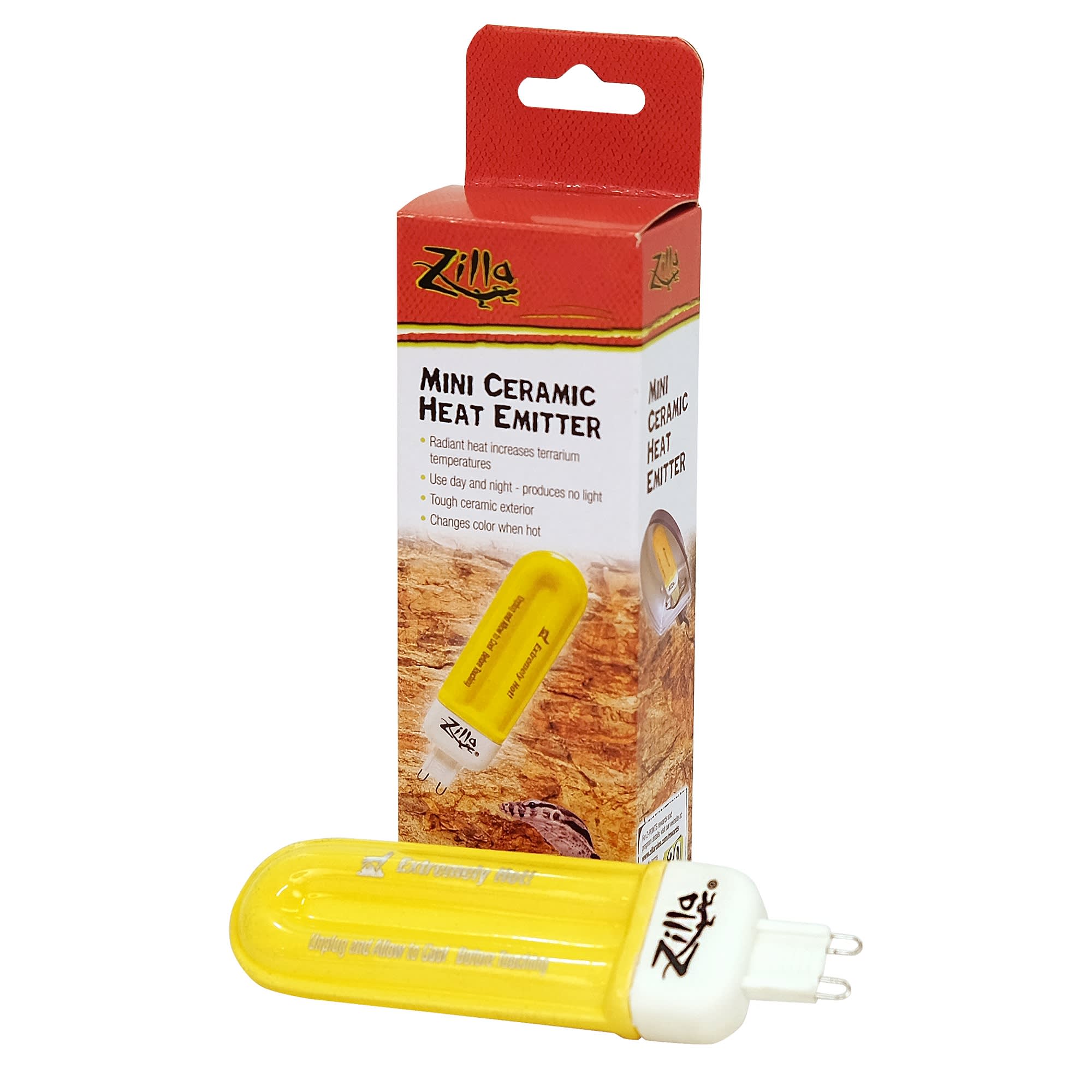 Zilla Mini Ceramic Heat Emitter, 50 Watt