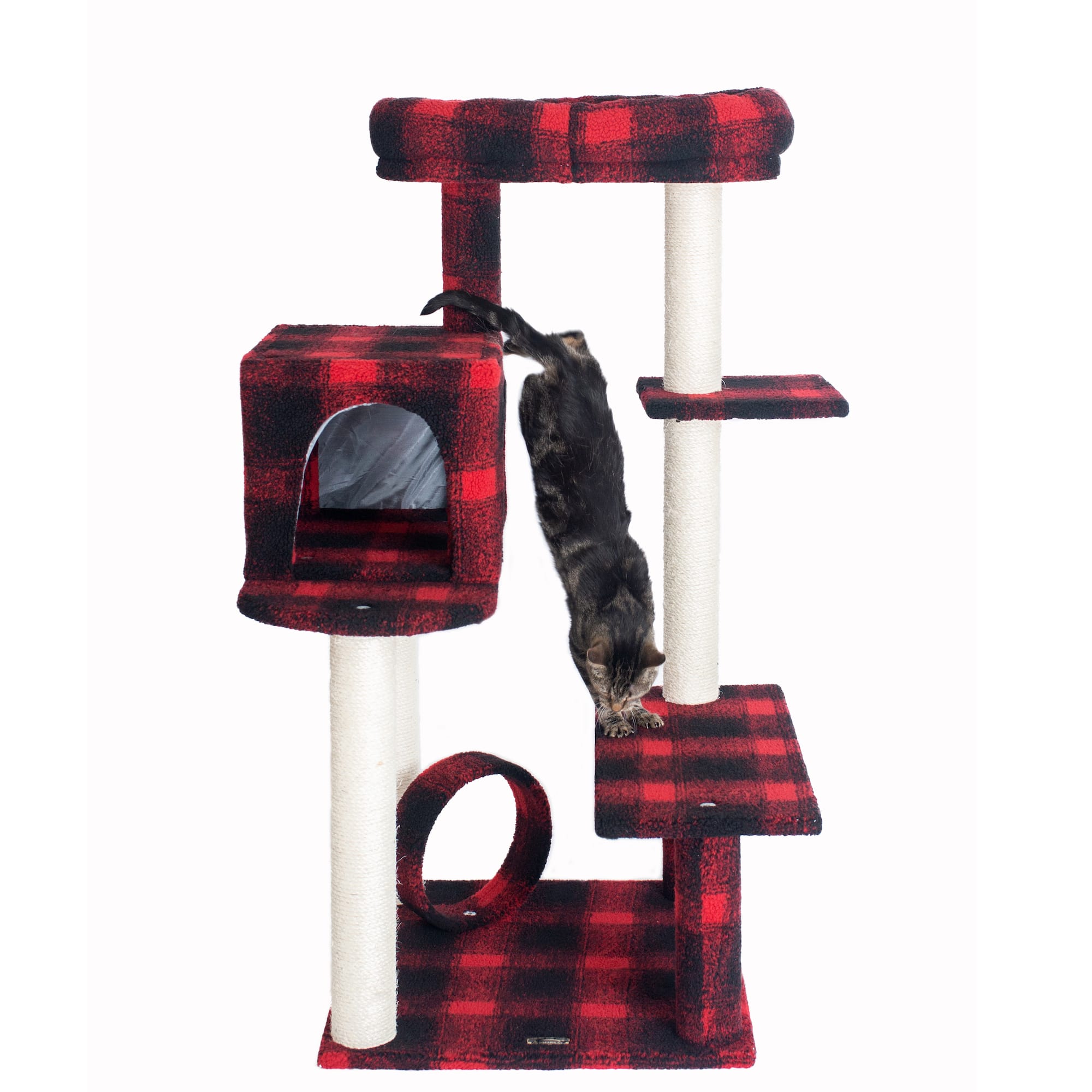 red cat tree