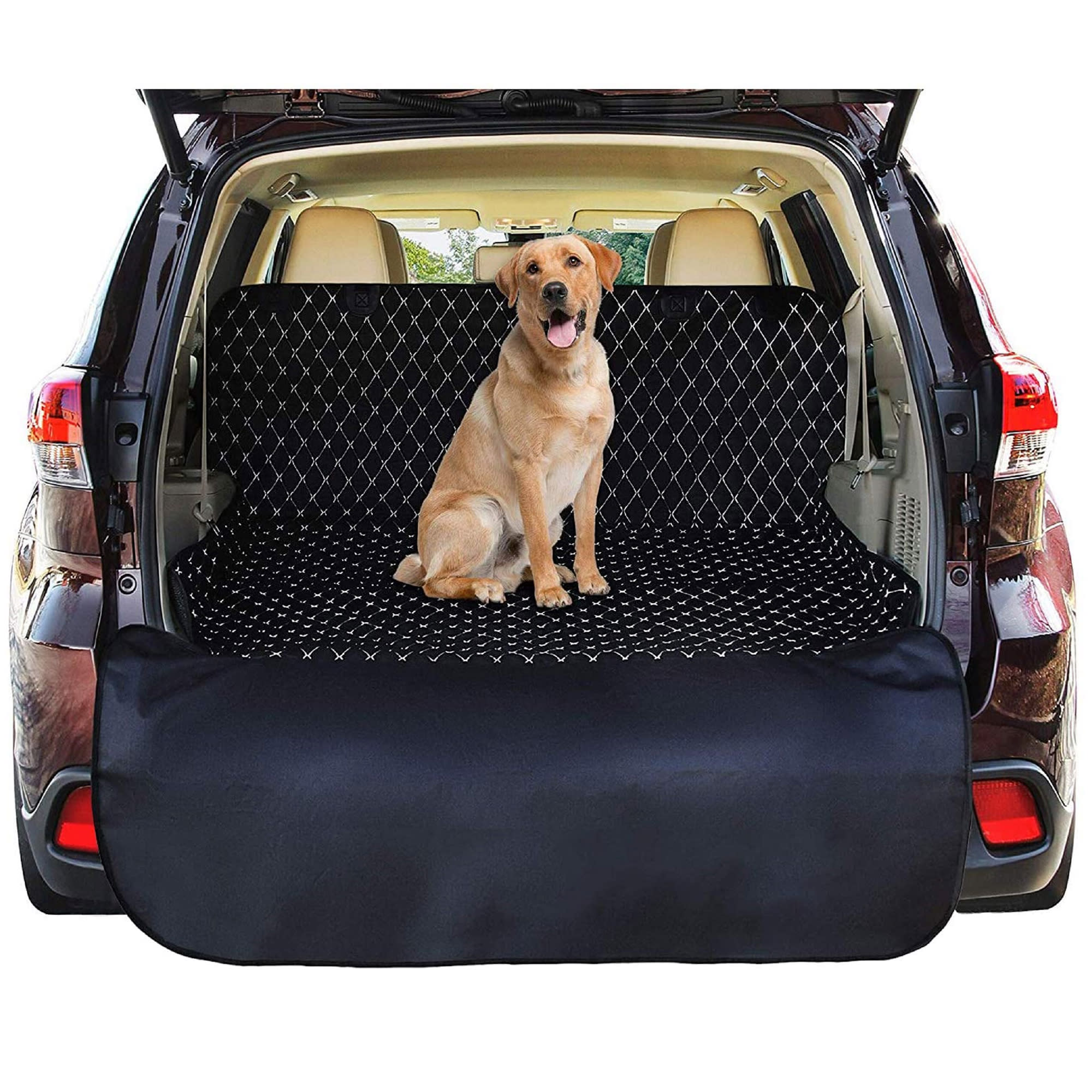 PAWSMARK Black Quilted Pet Cargo Liner Mat Universal Fit for Cars QI003593  - The Home Depot