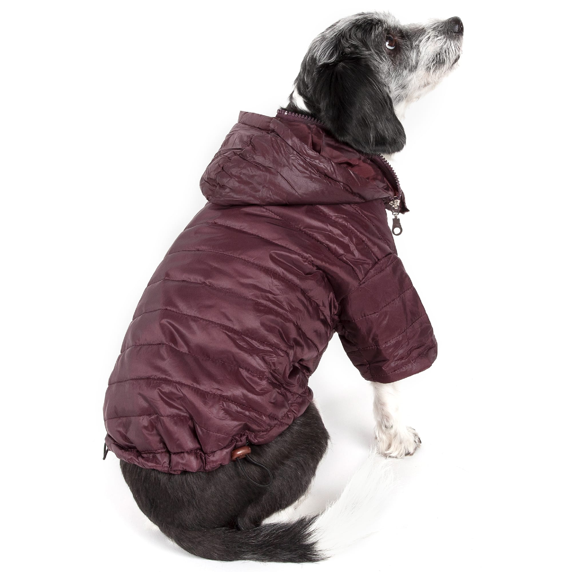 Pet Life Brown Lightweight Adjustable Sporty Avalanche Pet Coat